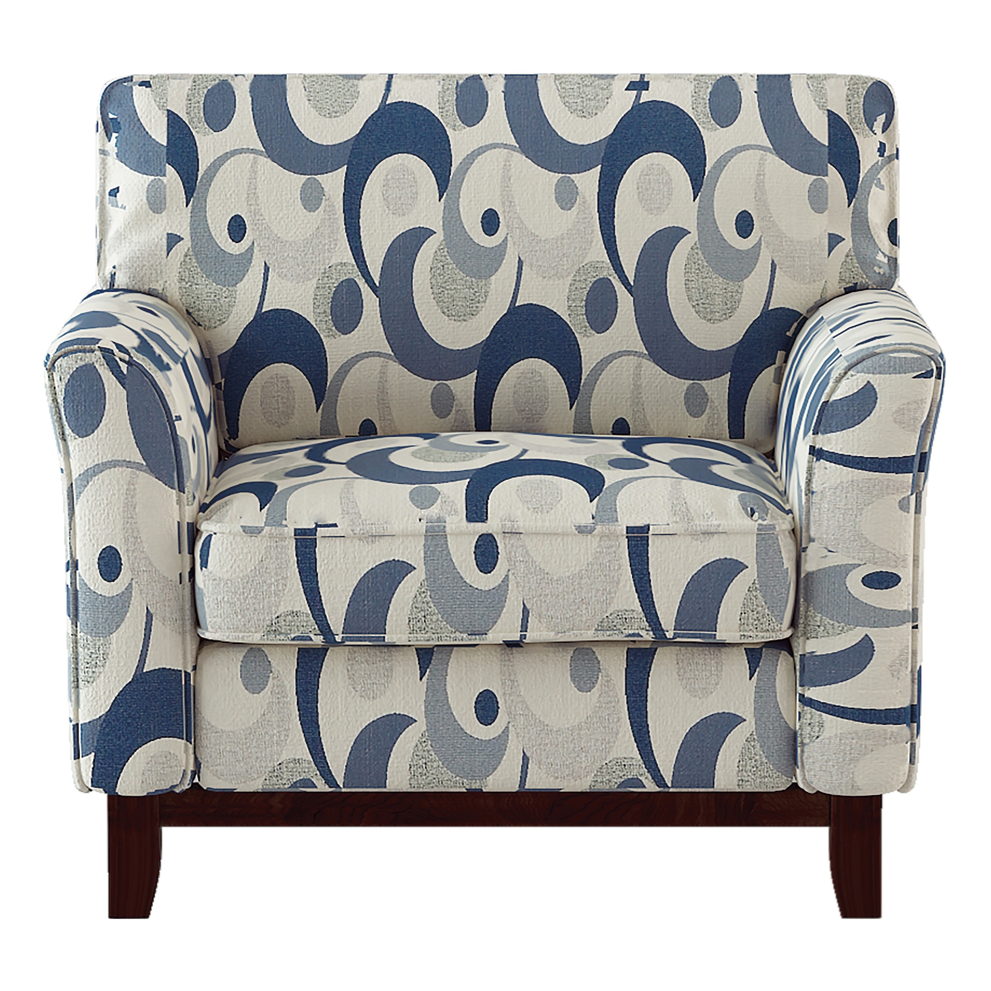 Blue Lake Fabric Accent Chair
