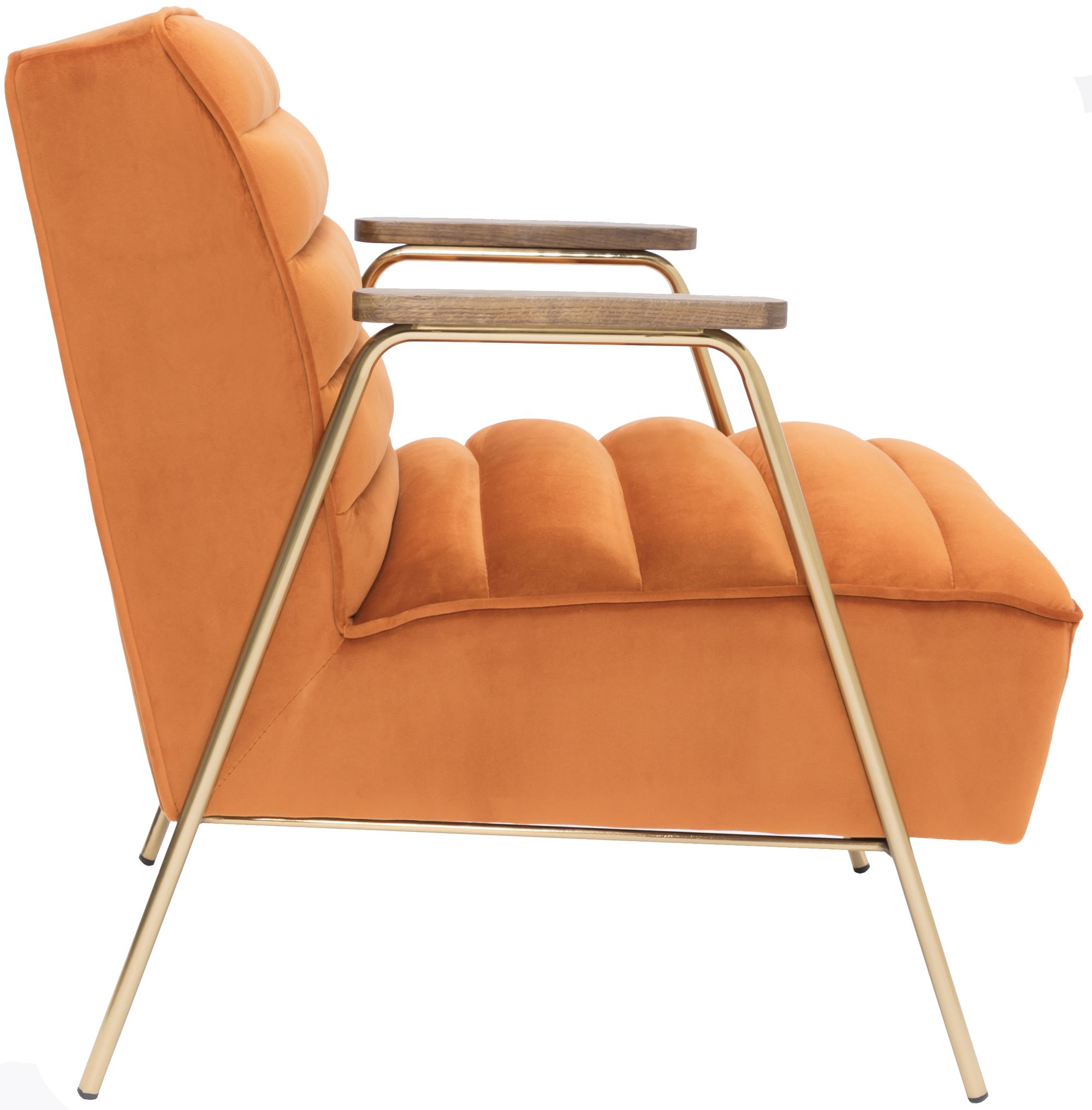 Woodford Velvet Accent Chair