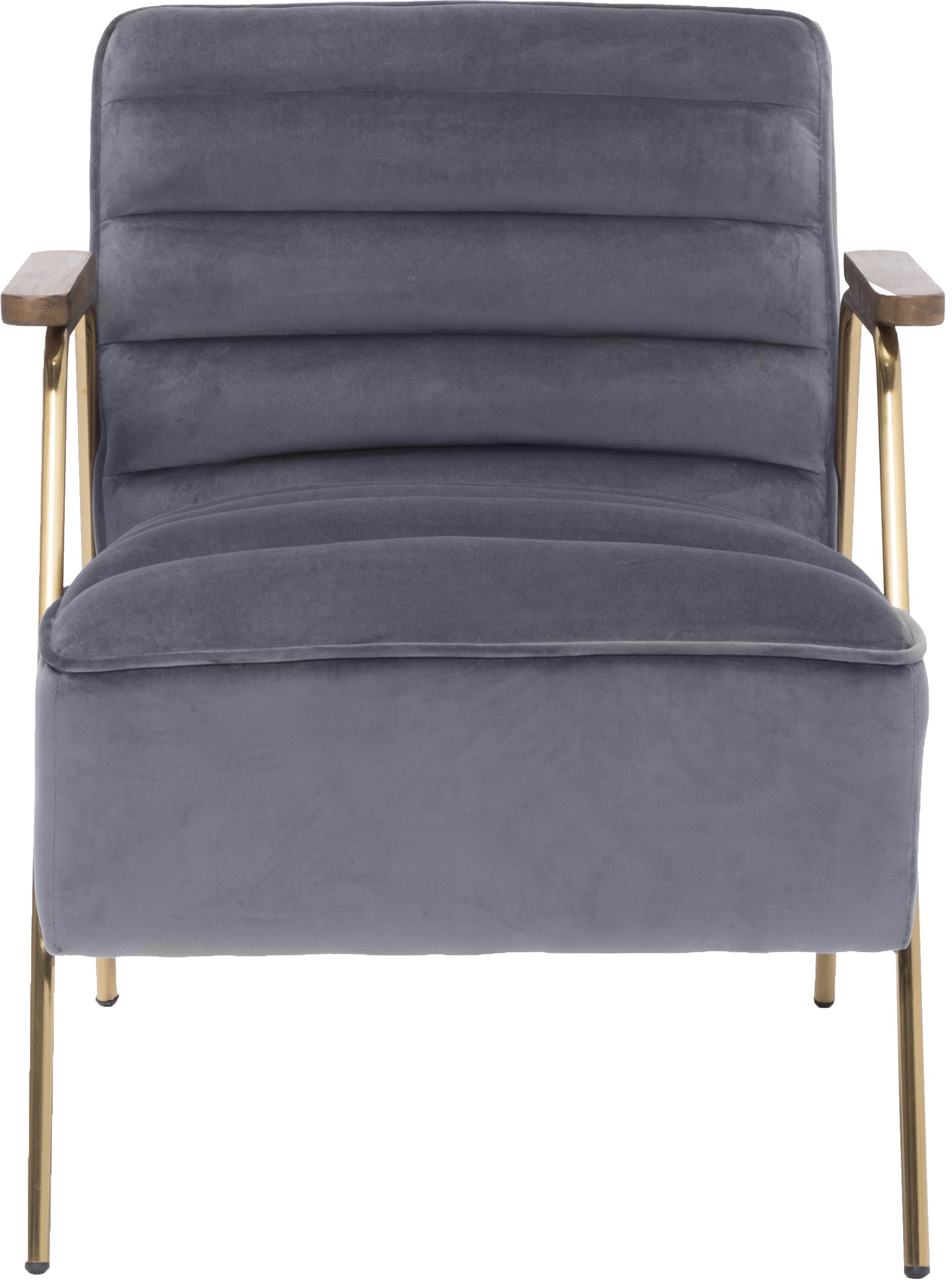 Woodford Velvet Accent Chair