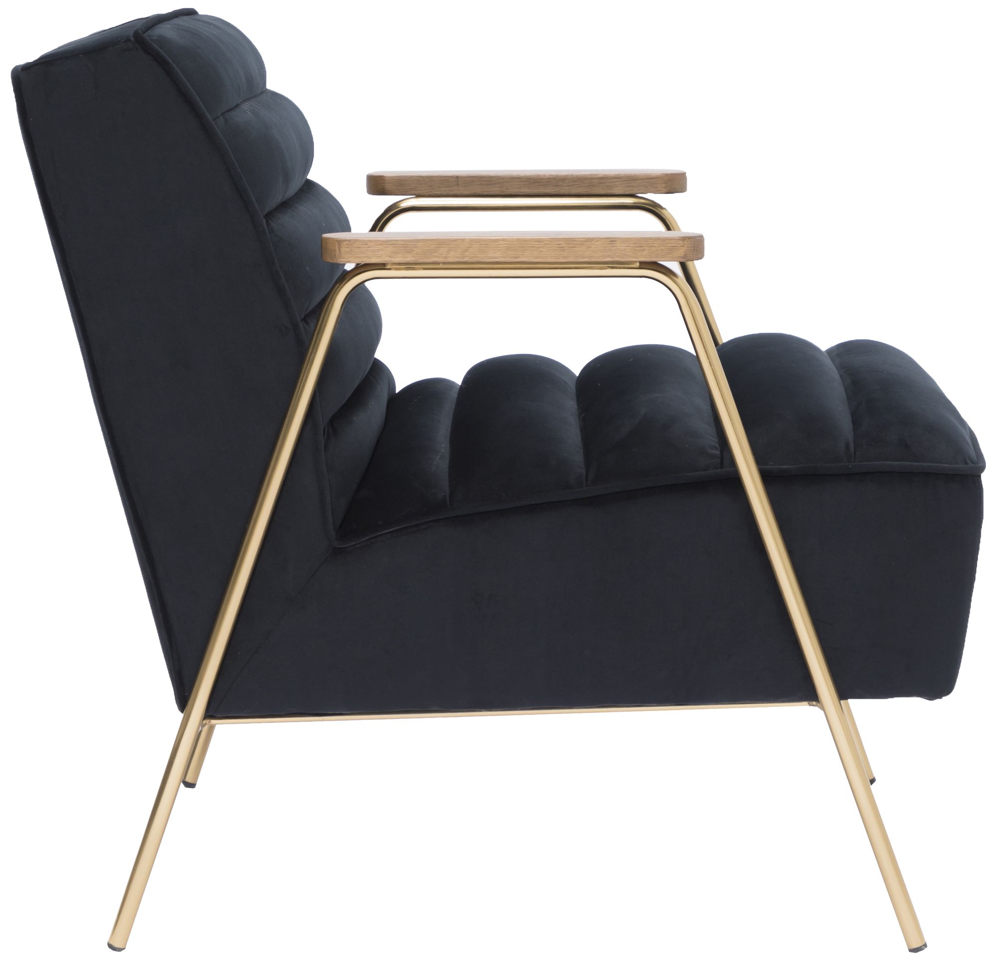 Woodford Velvet Accent Chair
