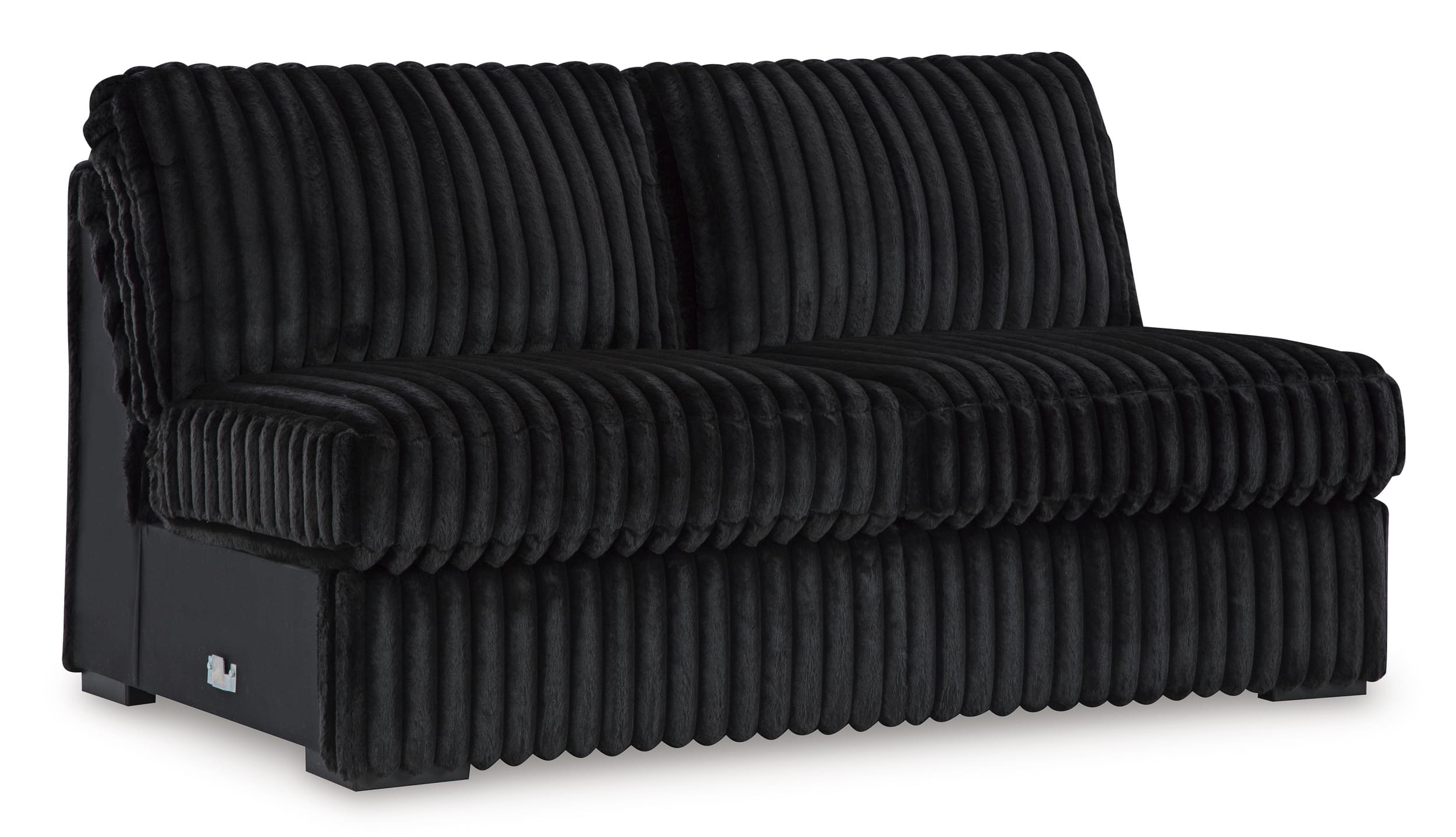 Midnight-Madness 4-Piece Polyester U-Shaped Sectional Sofa w/Left Arm Chaise Facing