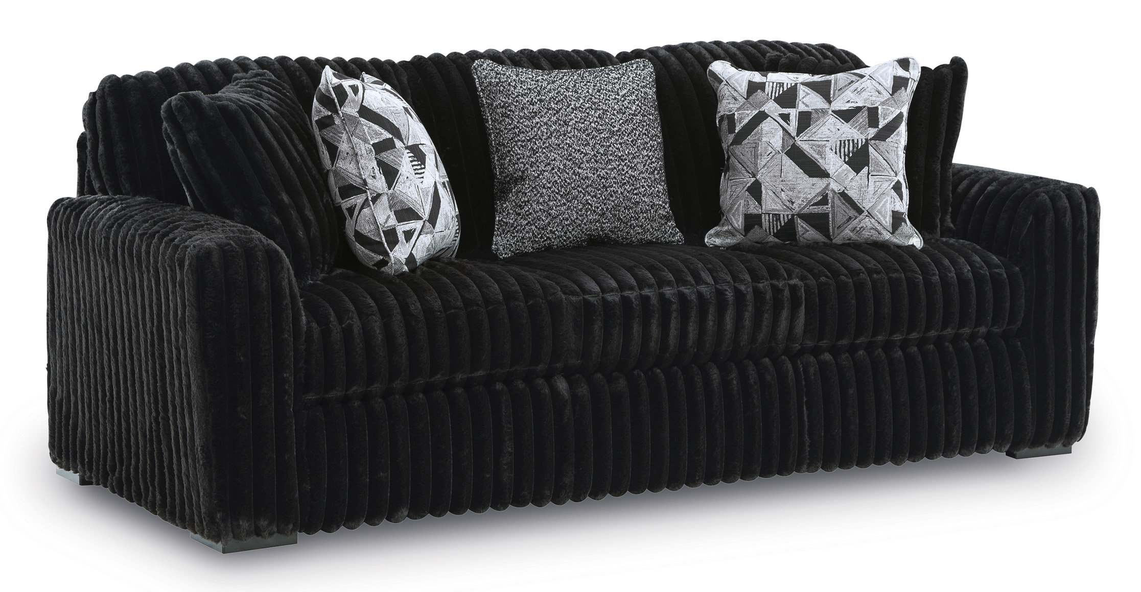 Midnight-Madness Polyester Living Room Set