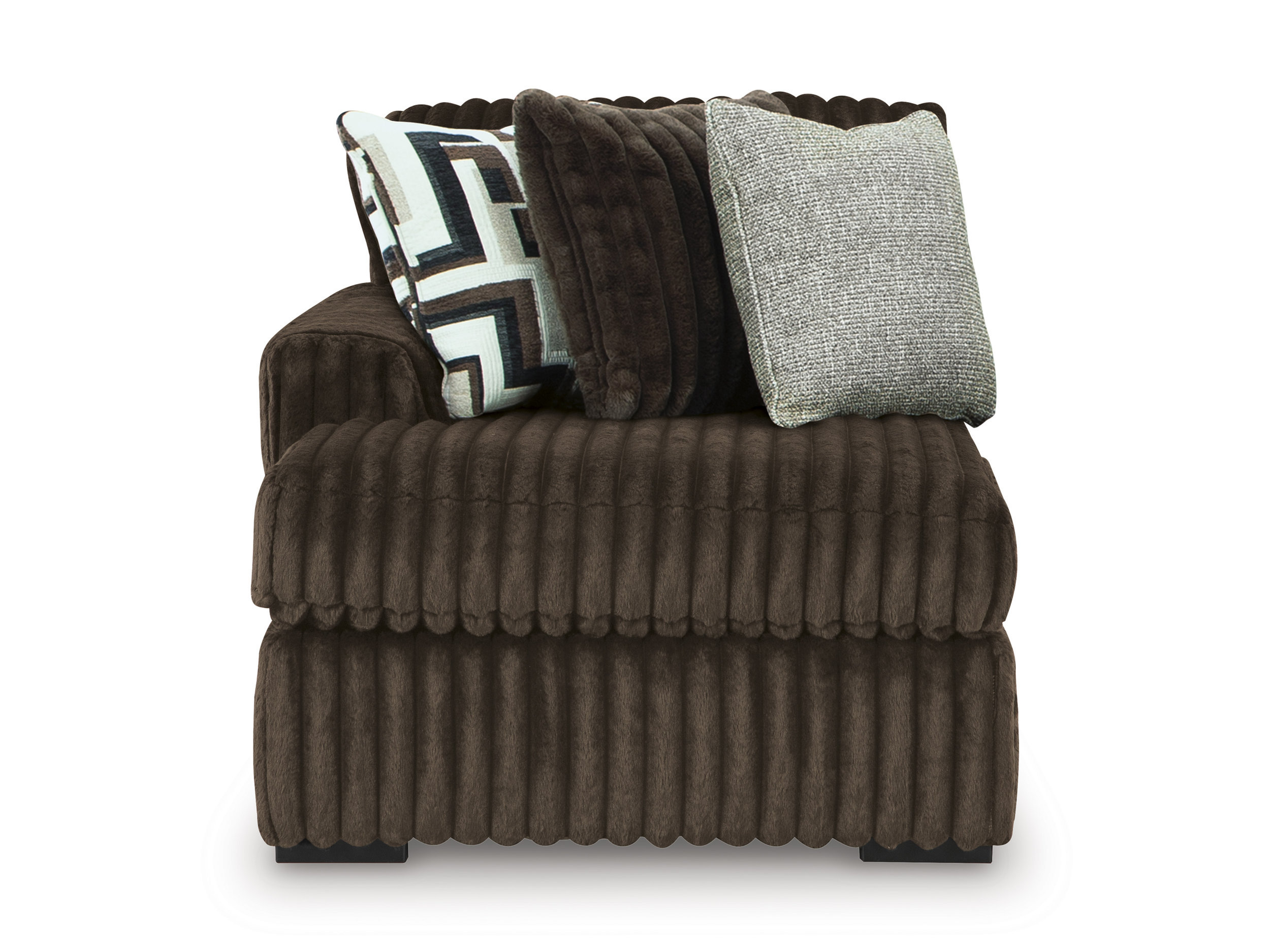 Midnight-Madness 2-Piece Polyester Sectional Sofa w/LAF Chaise