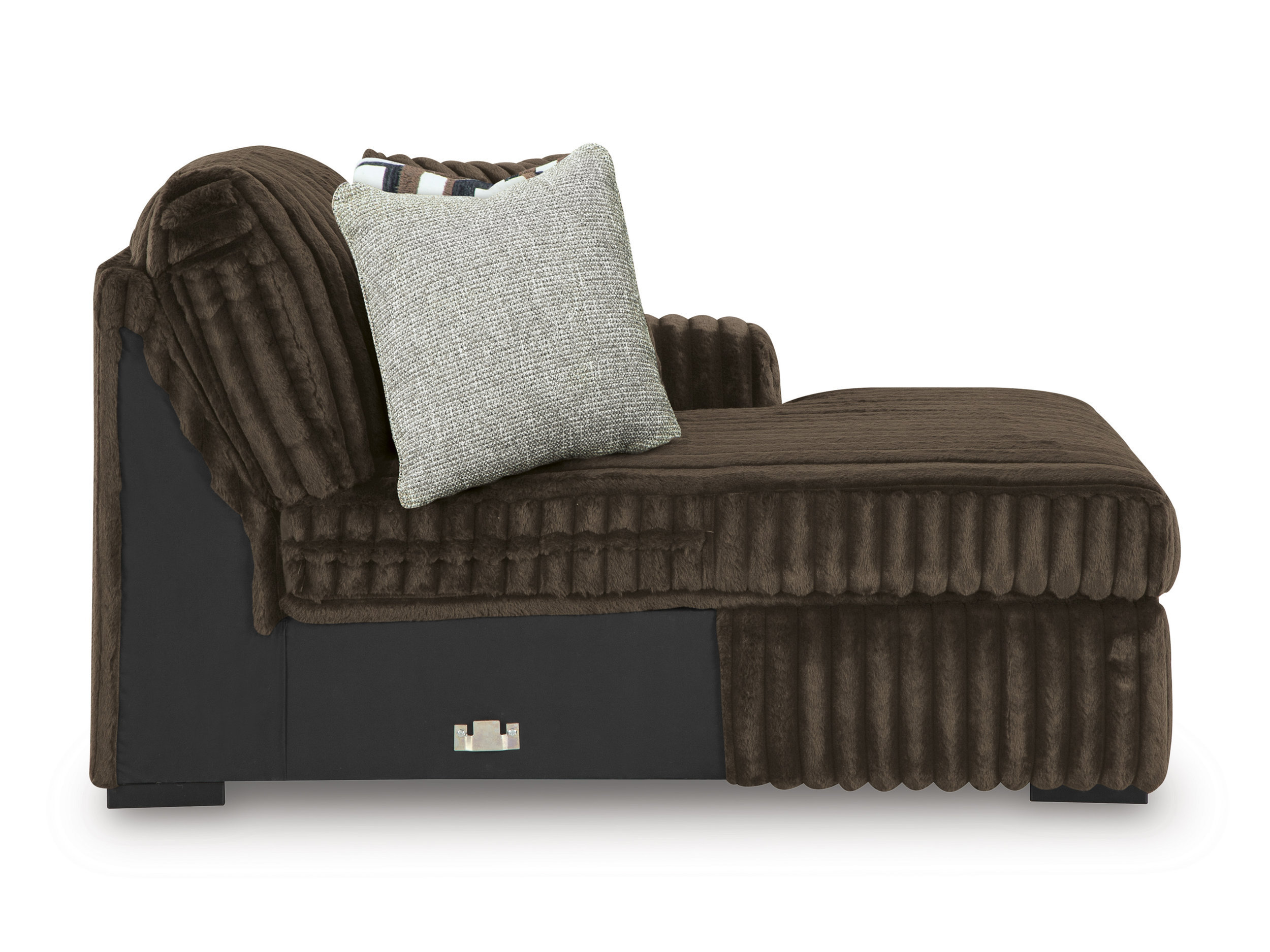 Midnight-Madness 2-Piece Polyester Sectional Sofa w/RAF Chaise