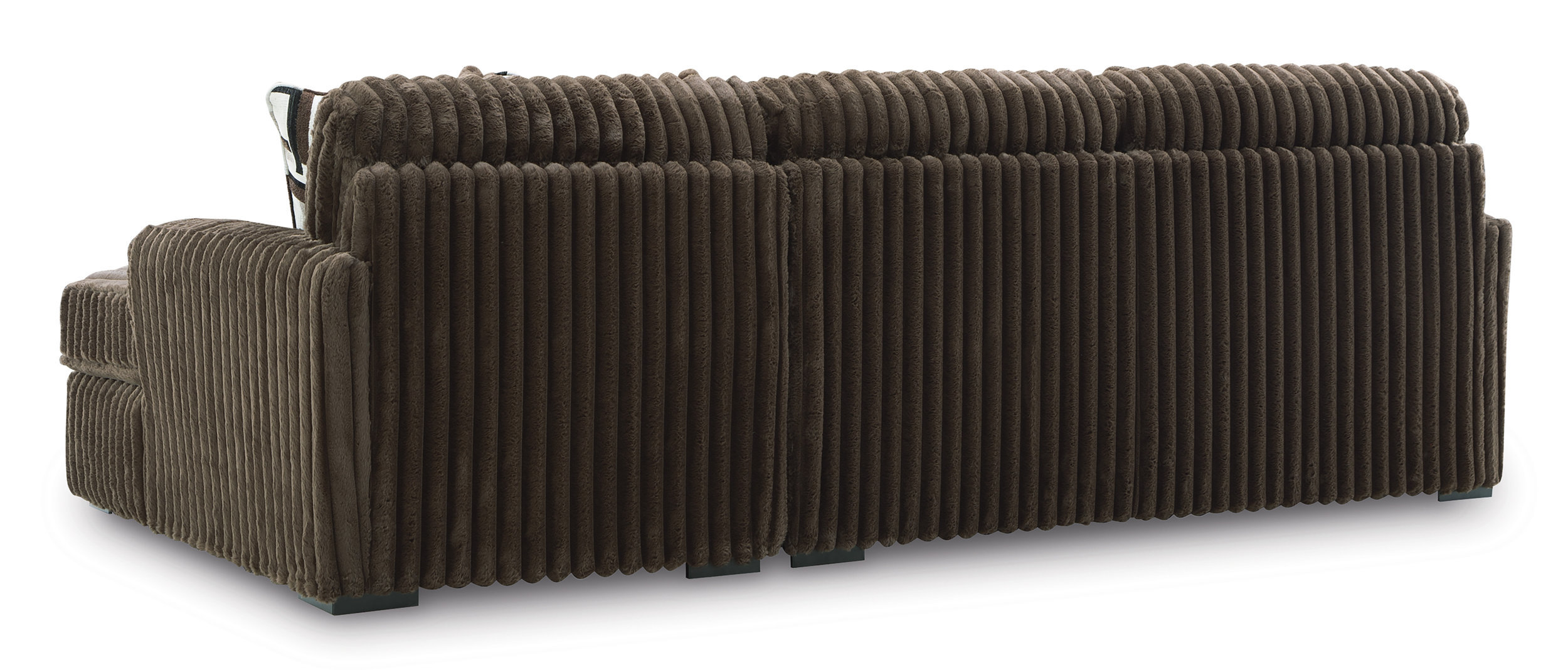 Midnight-Madness 2-Piece Polyester Sectional Sofa w/RAF Chaise