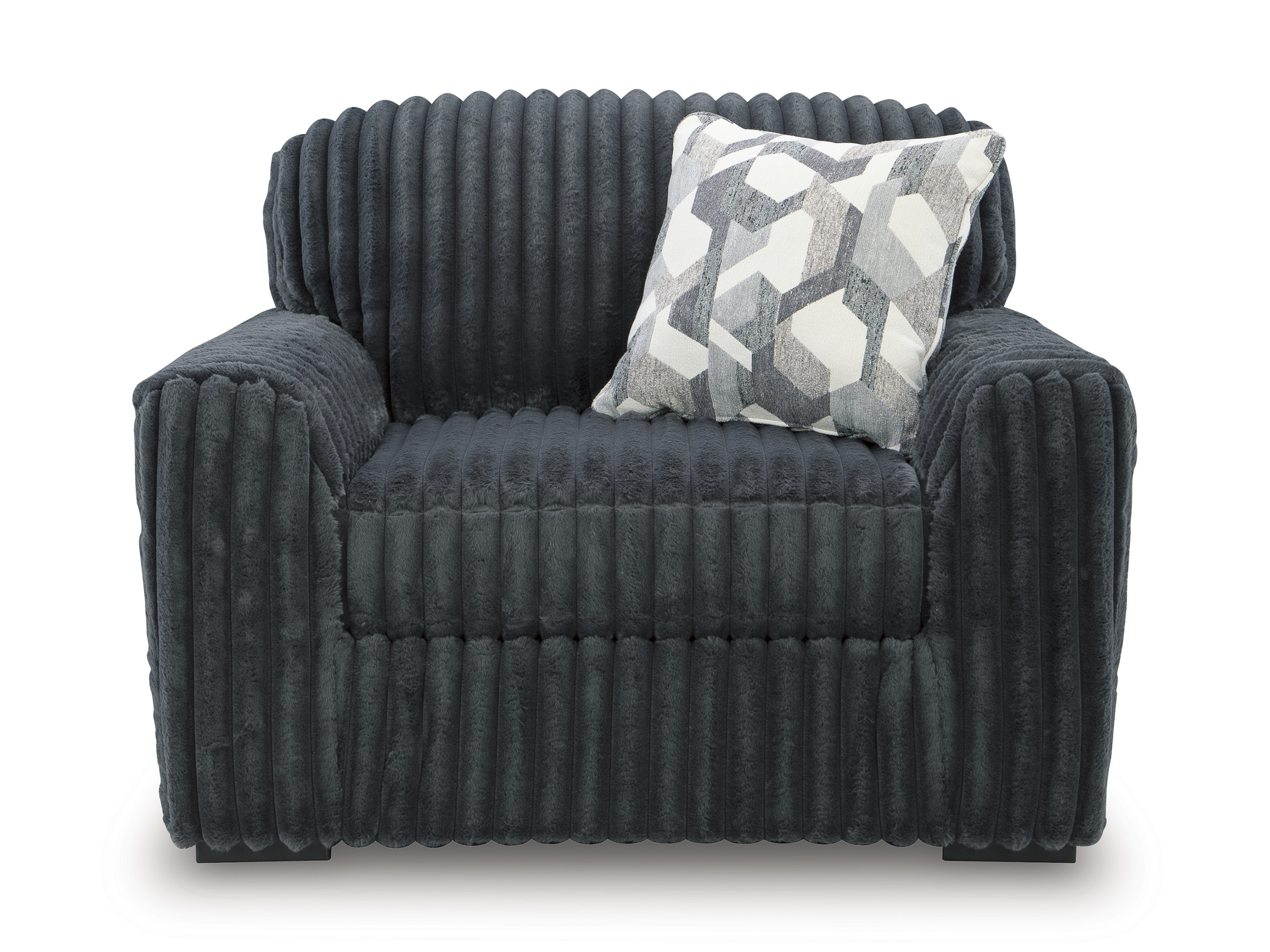 Midnight-Madness Polyester Chair & a Half
