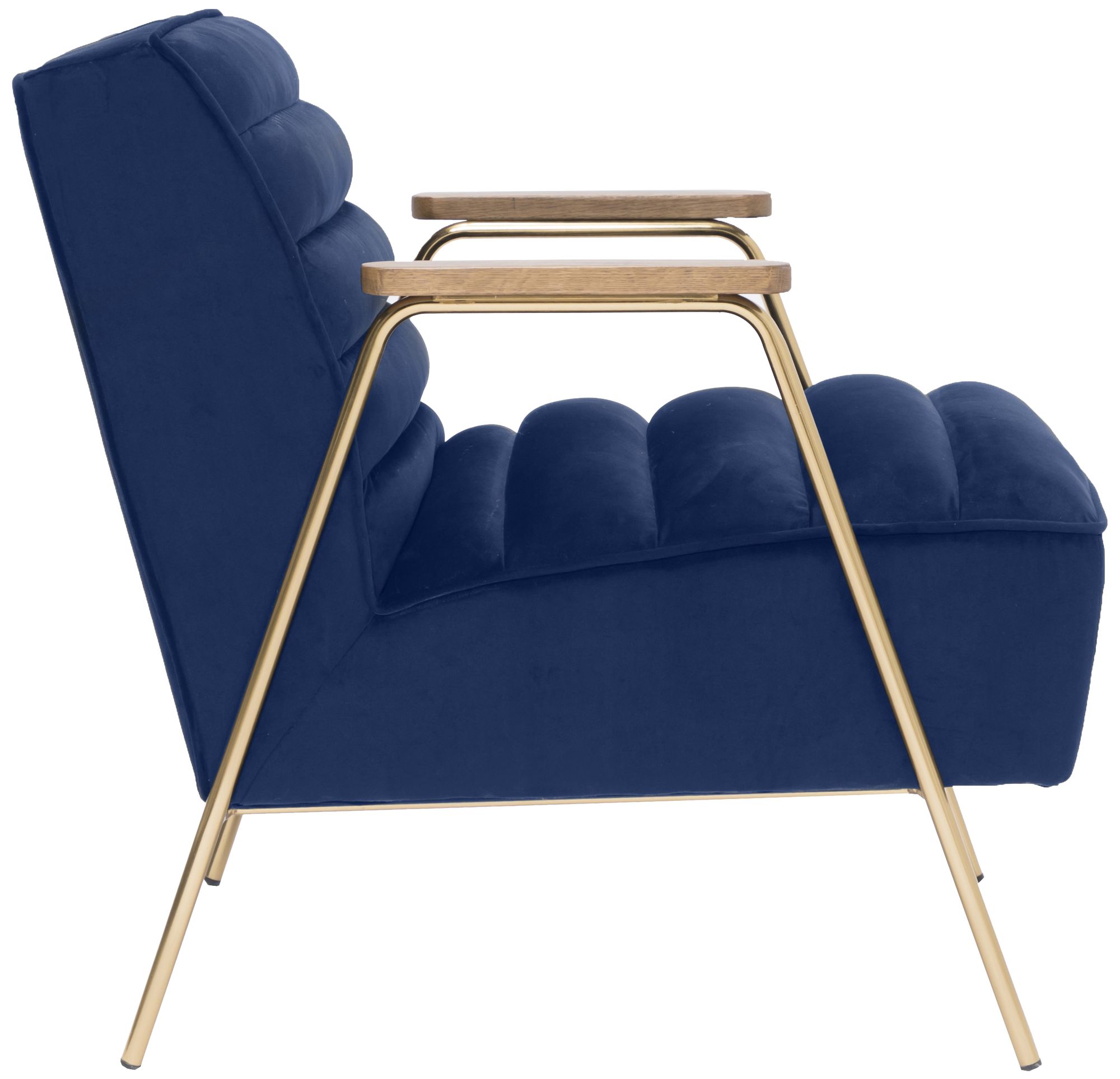 Woodford Velvet Accent Chair