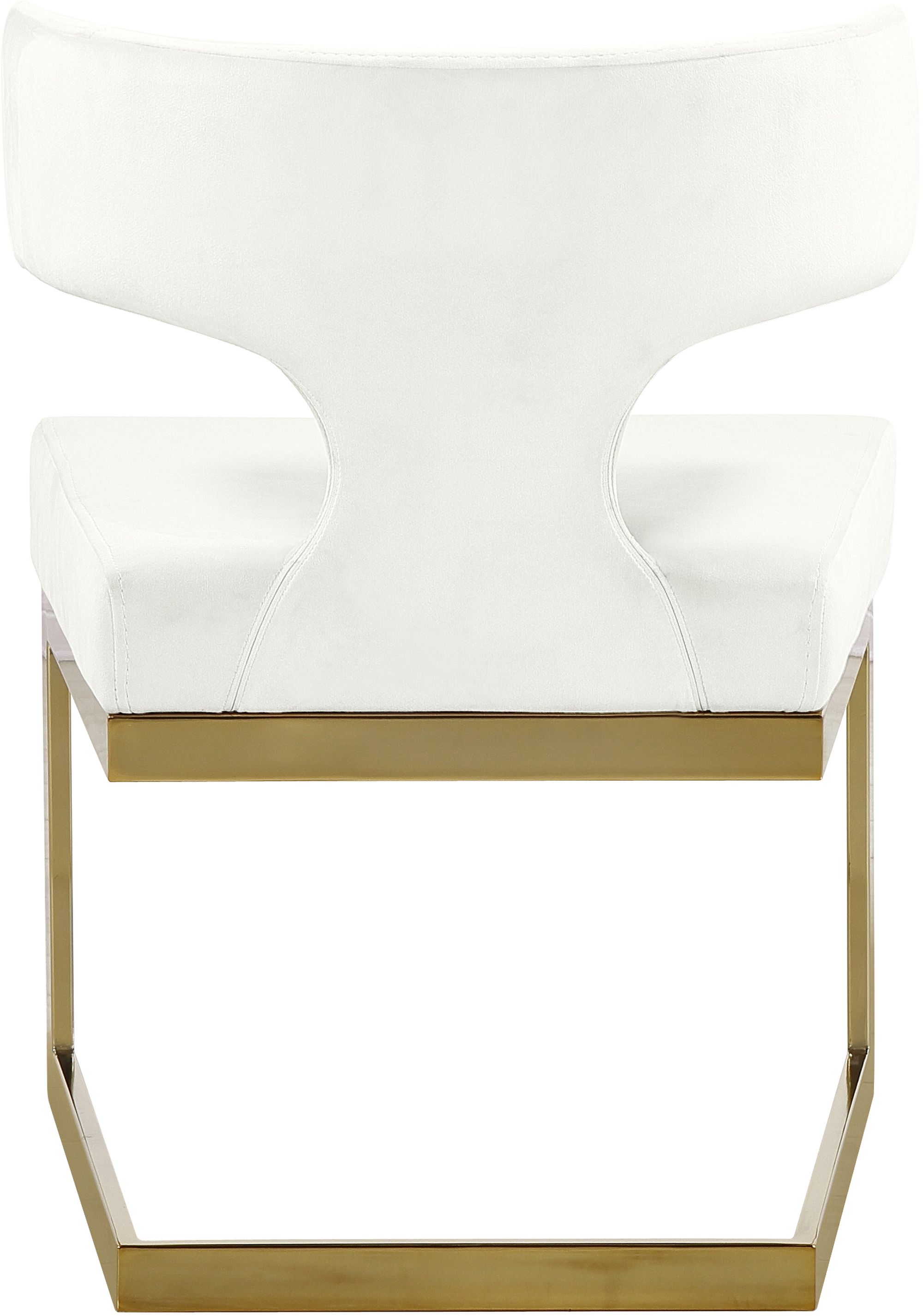 Alexandra Velvet Dining Chair with Gold Metal Base