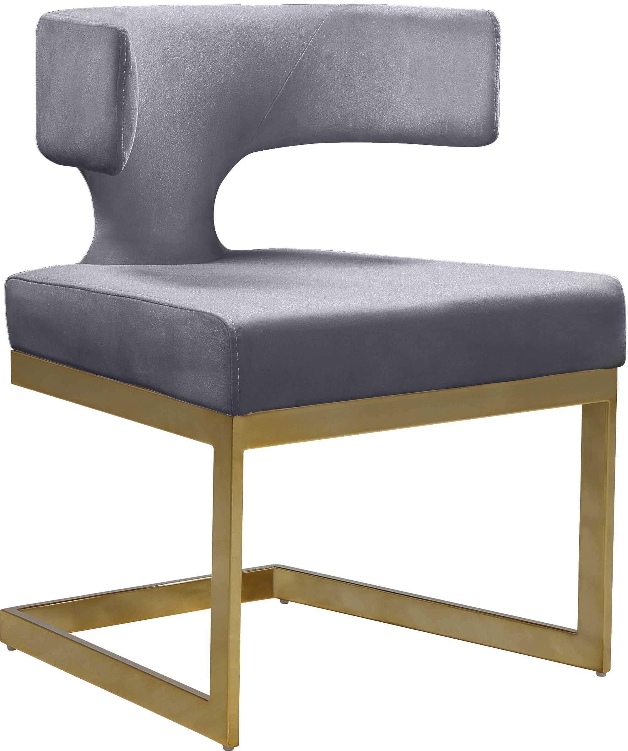 Alexandra Dining Chair with Metal Base