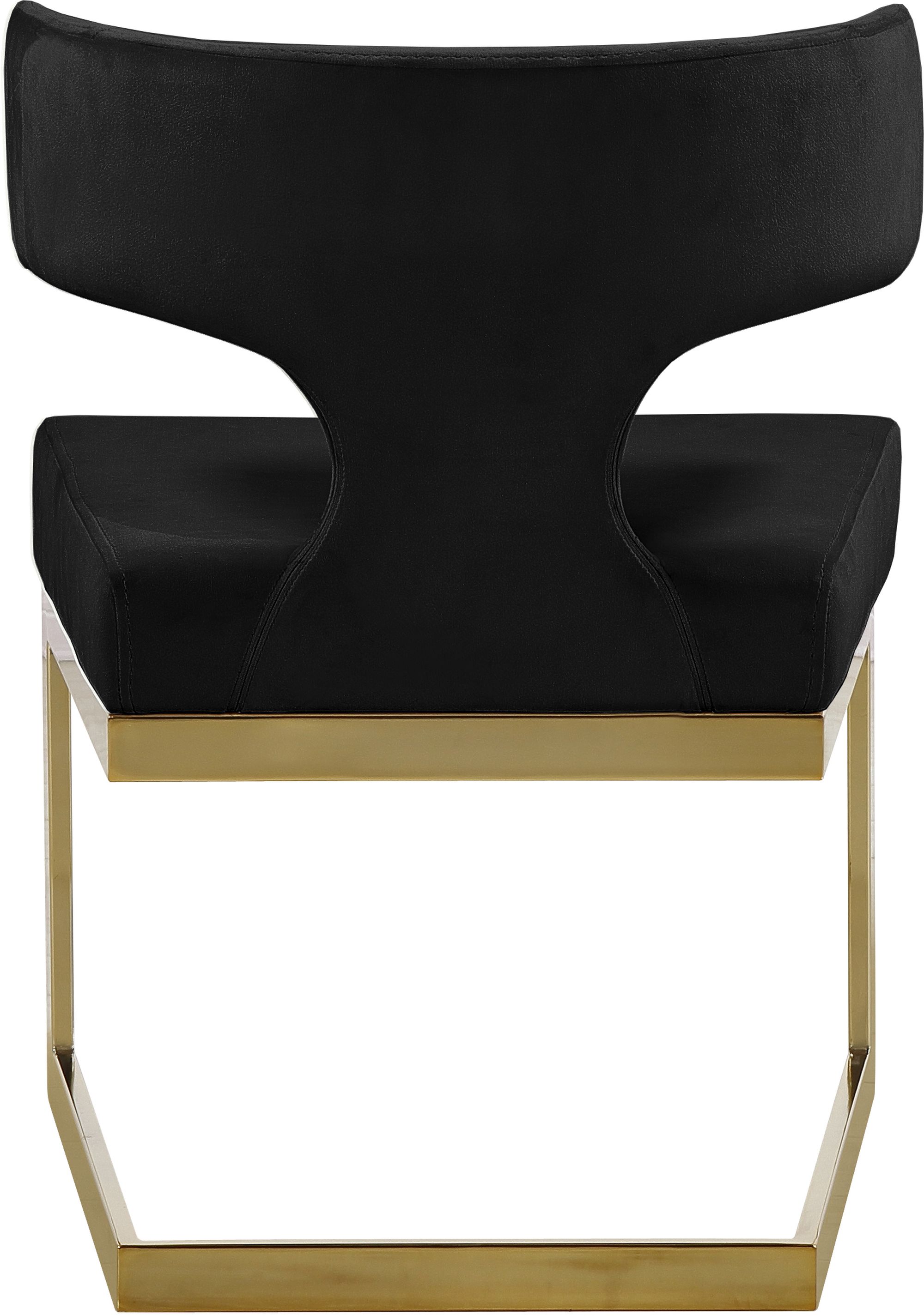 Alexandra Velvet Dining Chair with Gold Metal Base