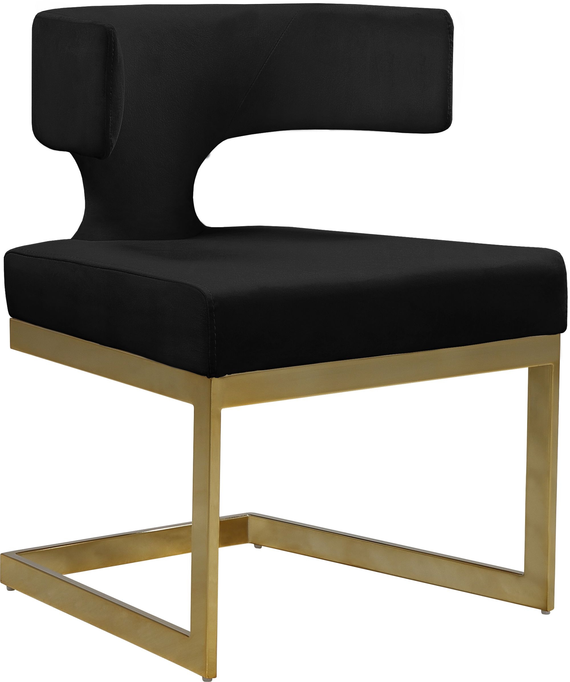 Alexandra Dining Chair with Metal Base