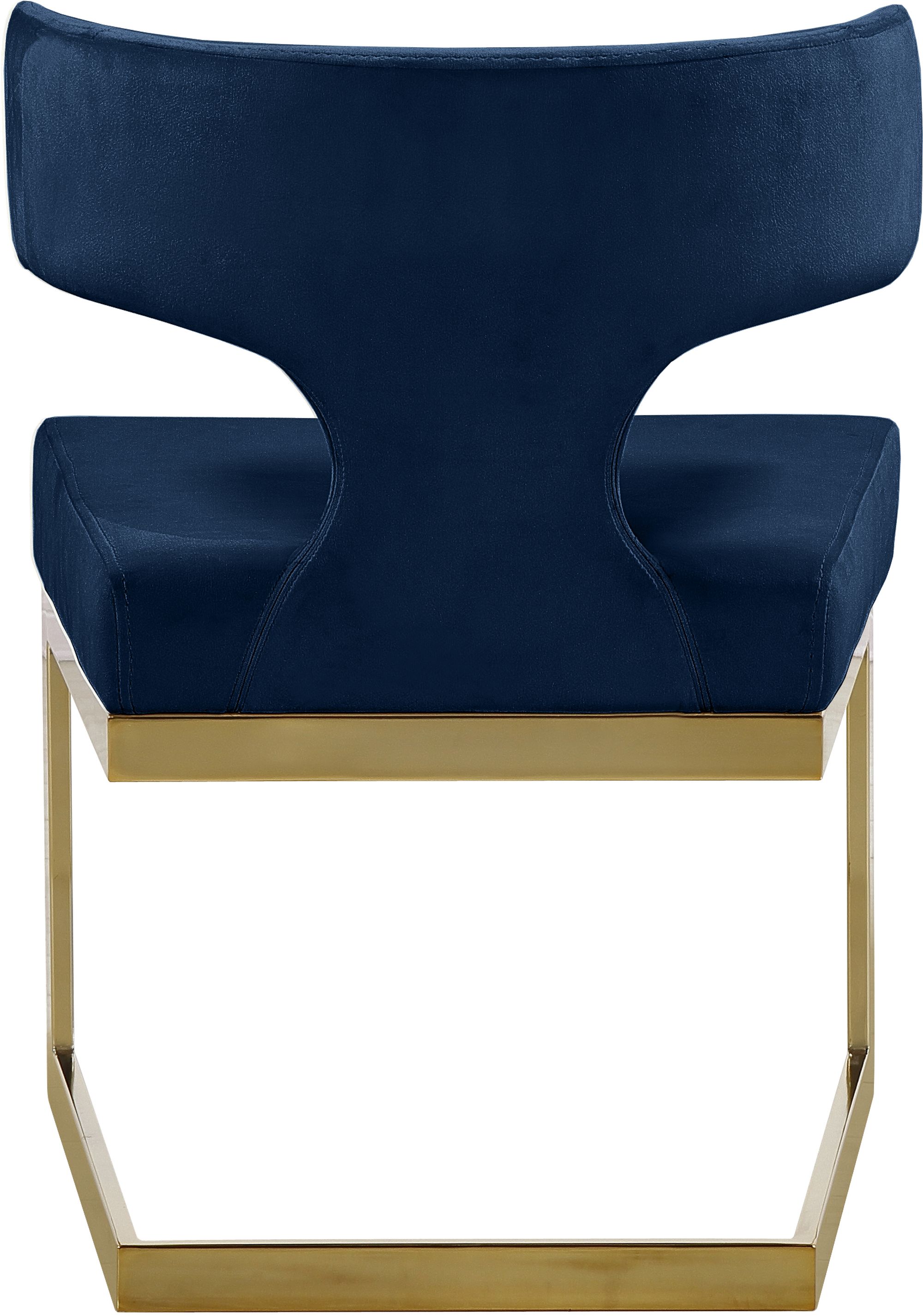 Alexandra Velvet Dining Chair with Gold Metal Base