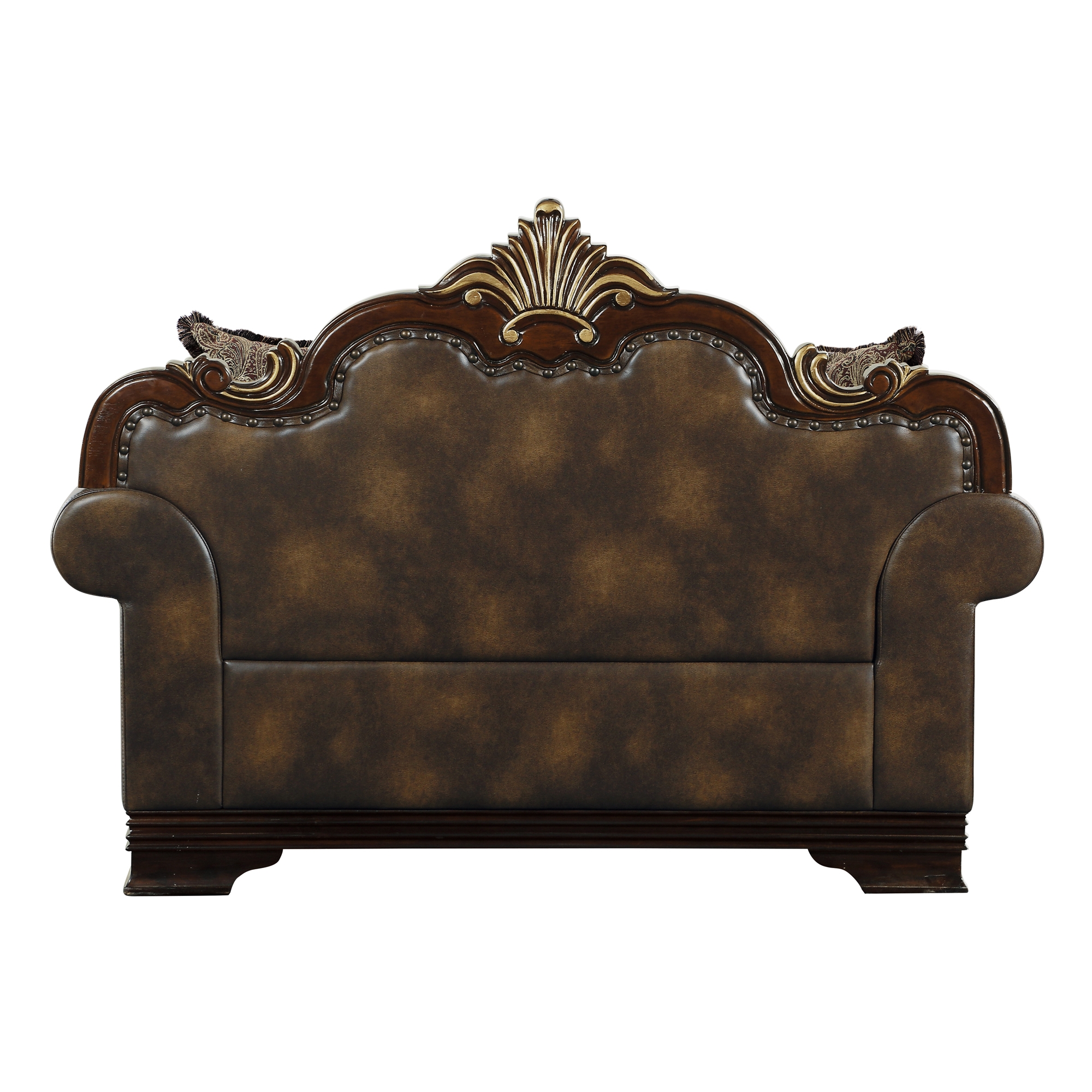 Croydon Polyester Fabric/Bi-Cast Vinyl Loveseat