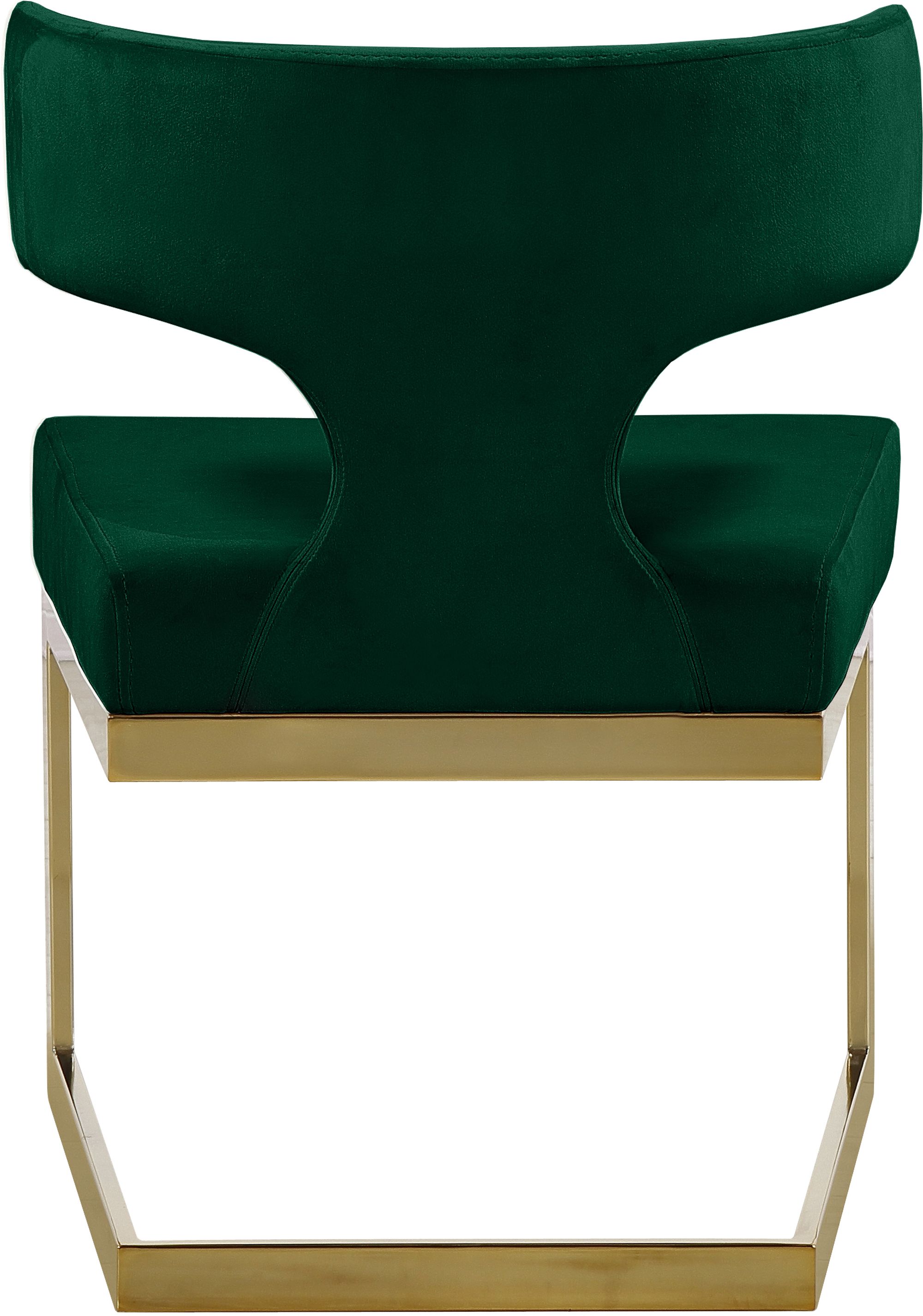 Alexandra Velvet Dining Chair with Gold Metal Base