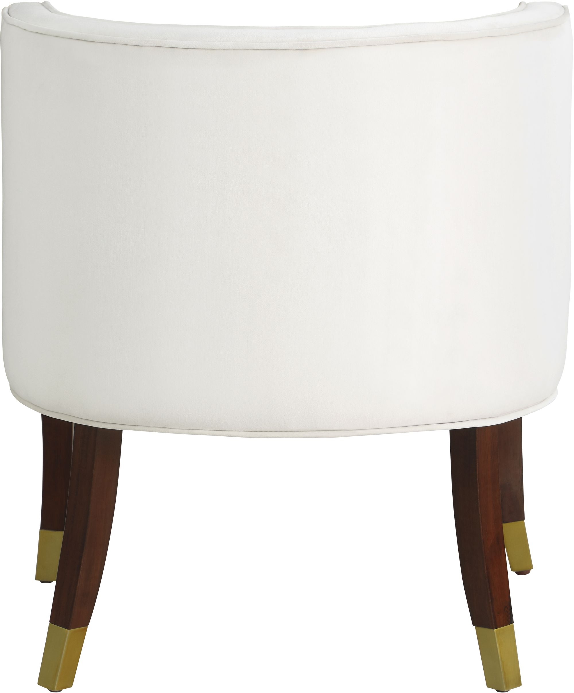 Perry Velvet Dining Chair with Espresso Wood Legs