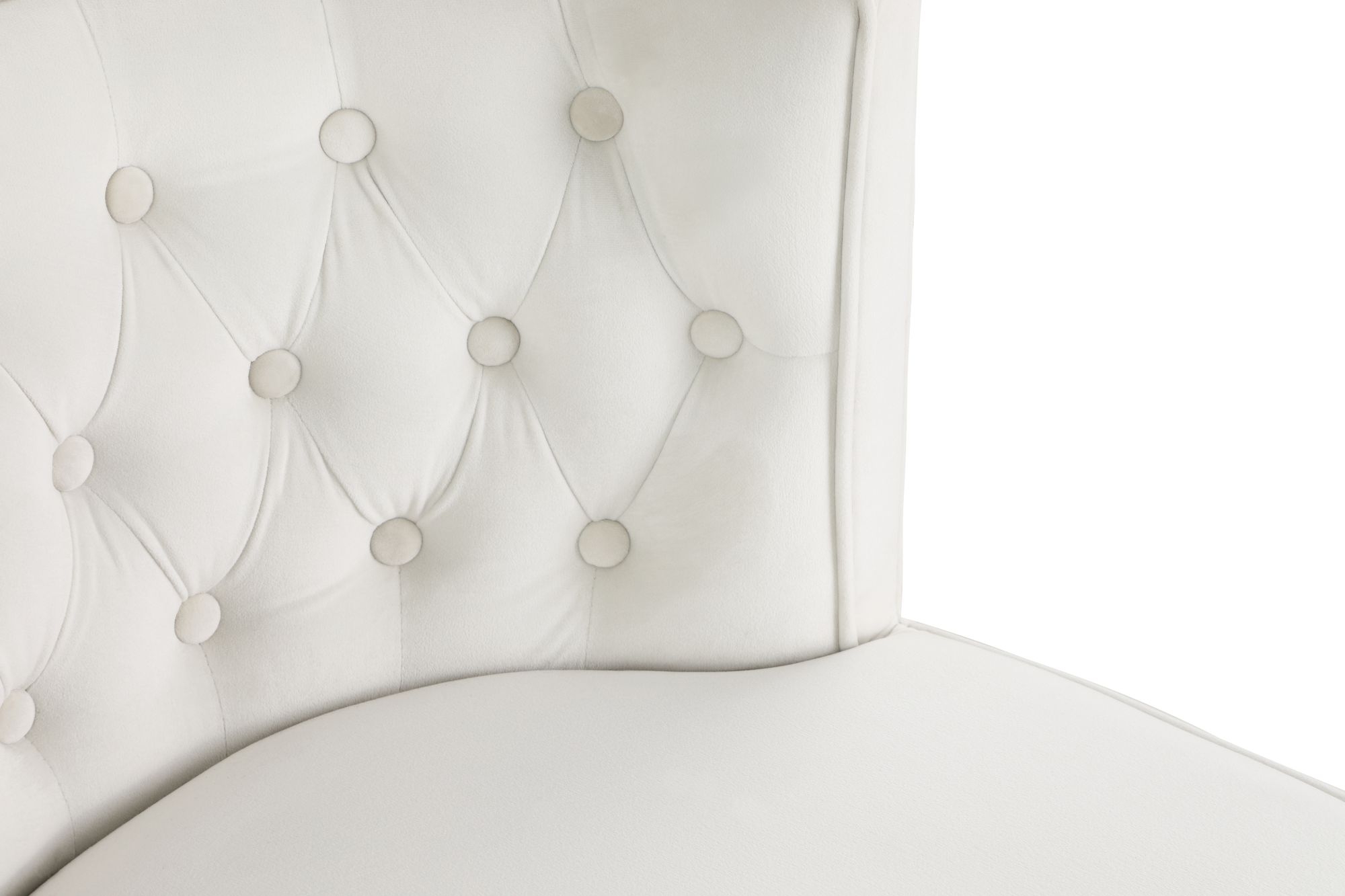 Perry Velvet Dining Chair with Espresso Wood Legs