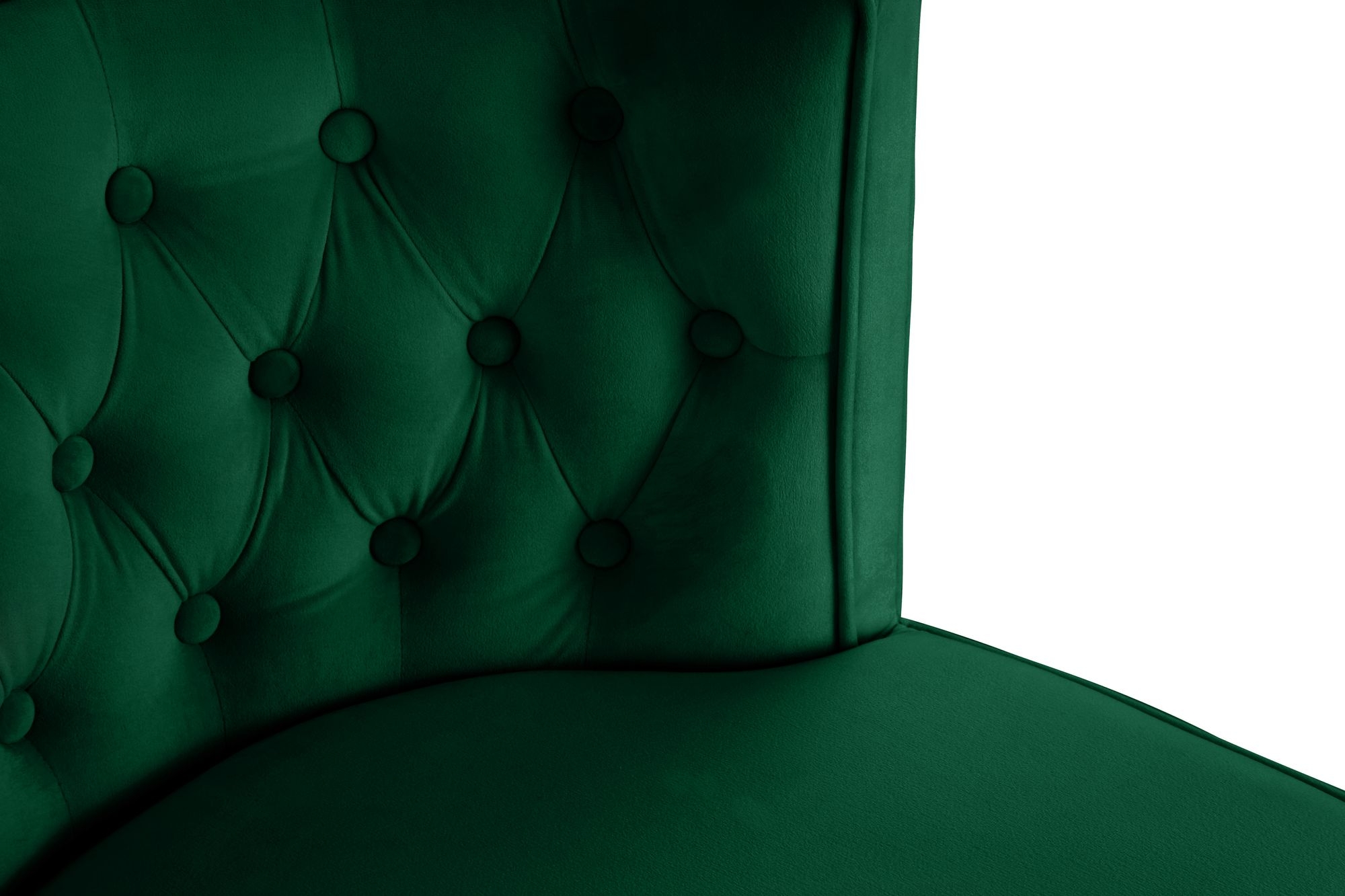 Perry Velvet Dining Chair with Espresso Wood Legs
