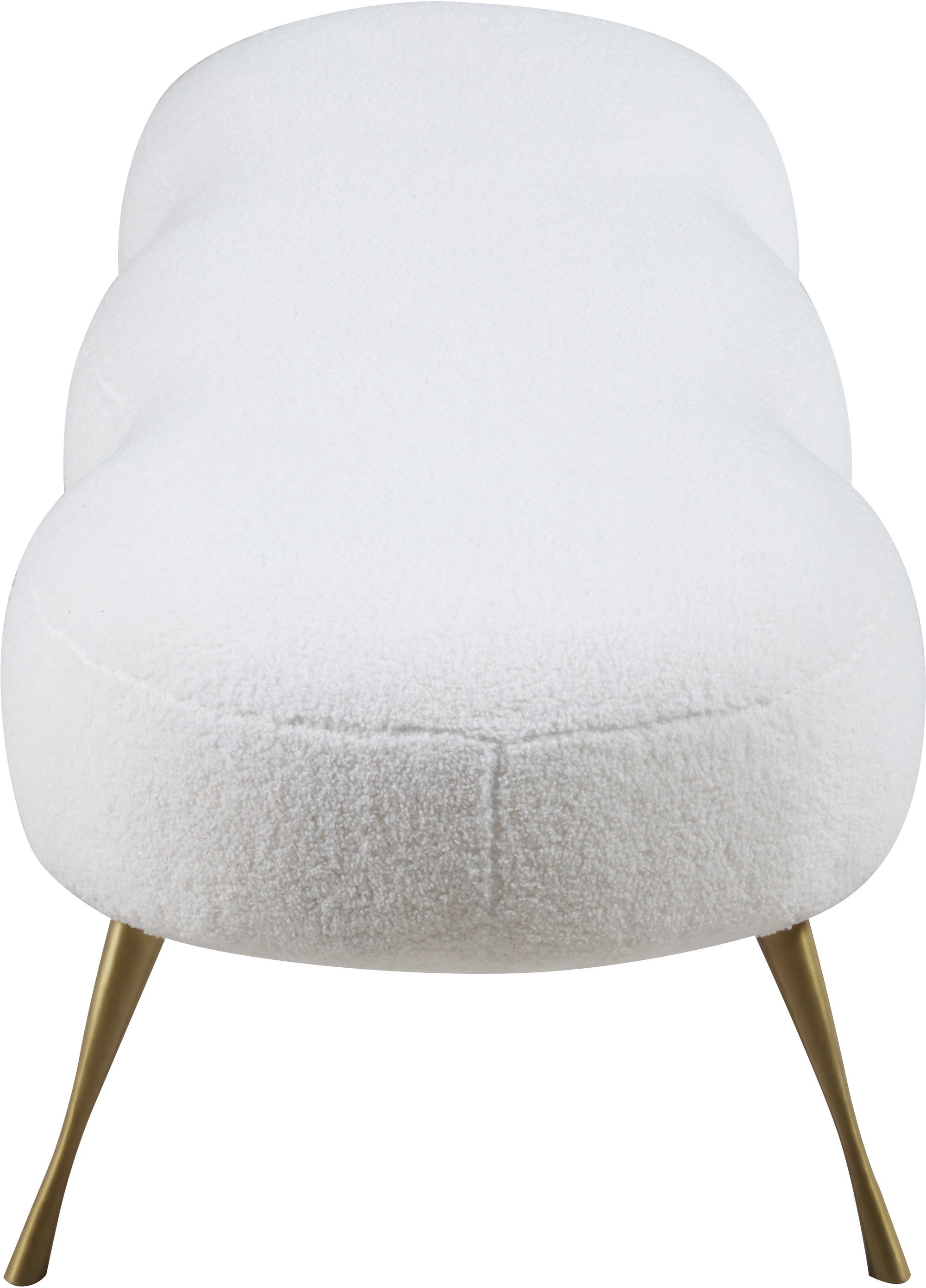 Nube Faux Sheepskin Fur Bench