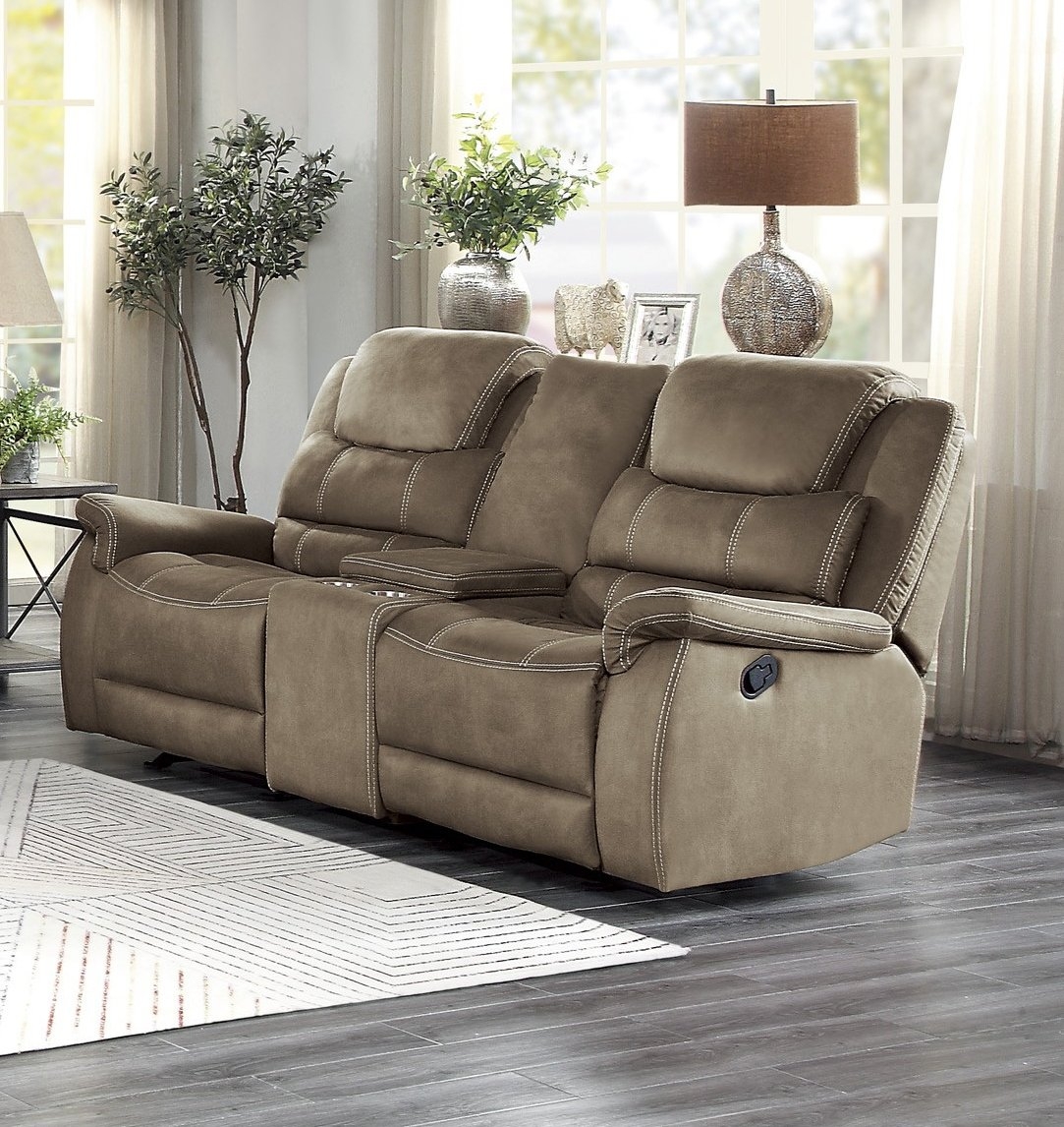 Shola Fabric Reclining Living Room Set