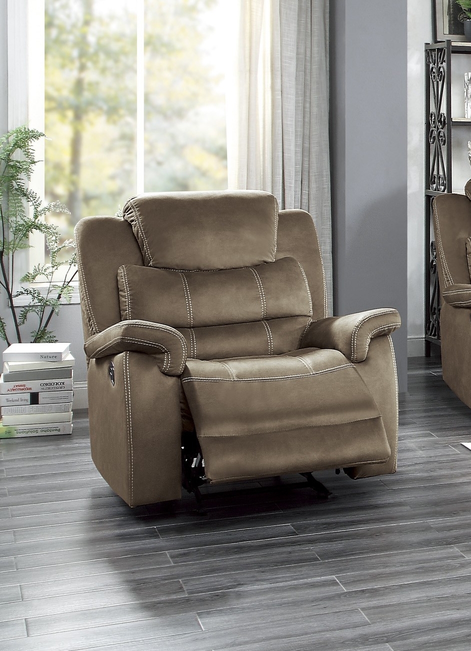 Shola Fabric Reclining Living Room Set