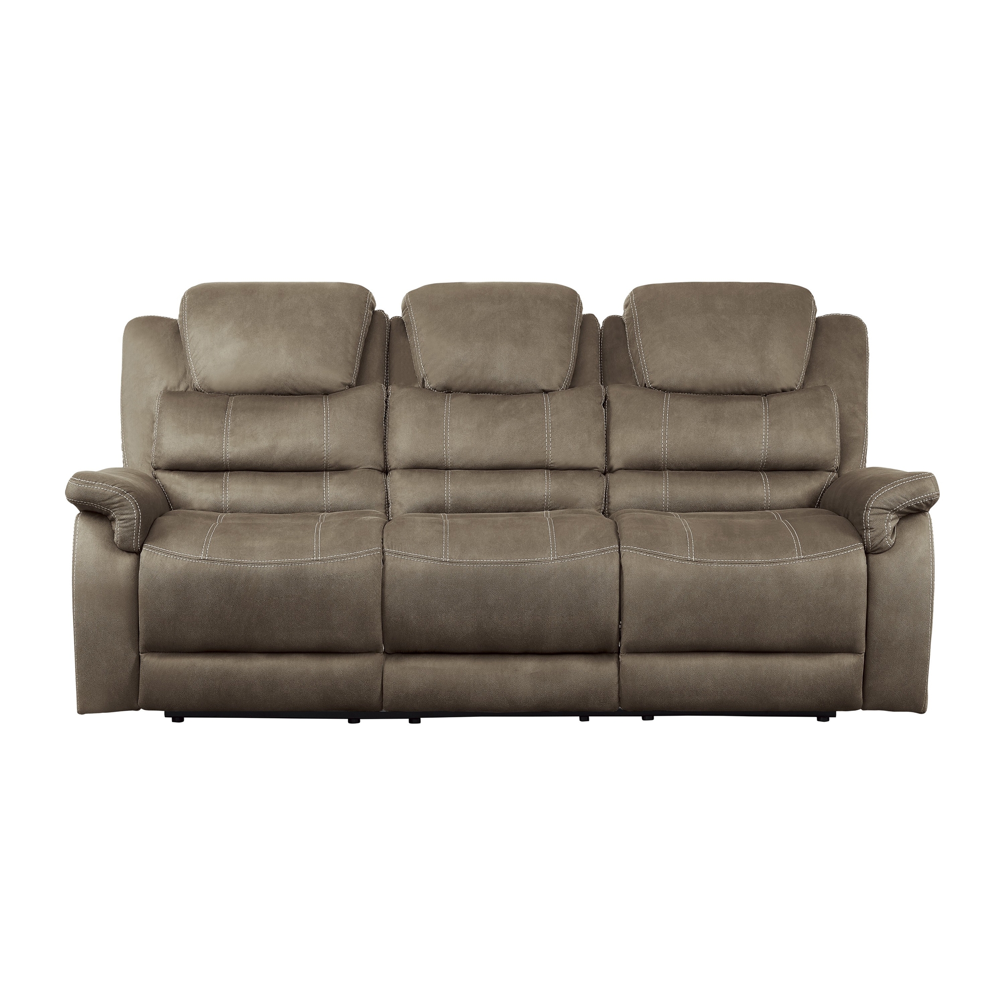 Shola Microfiber Fabric Reclining Sofa