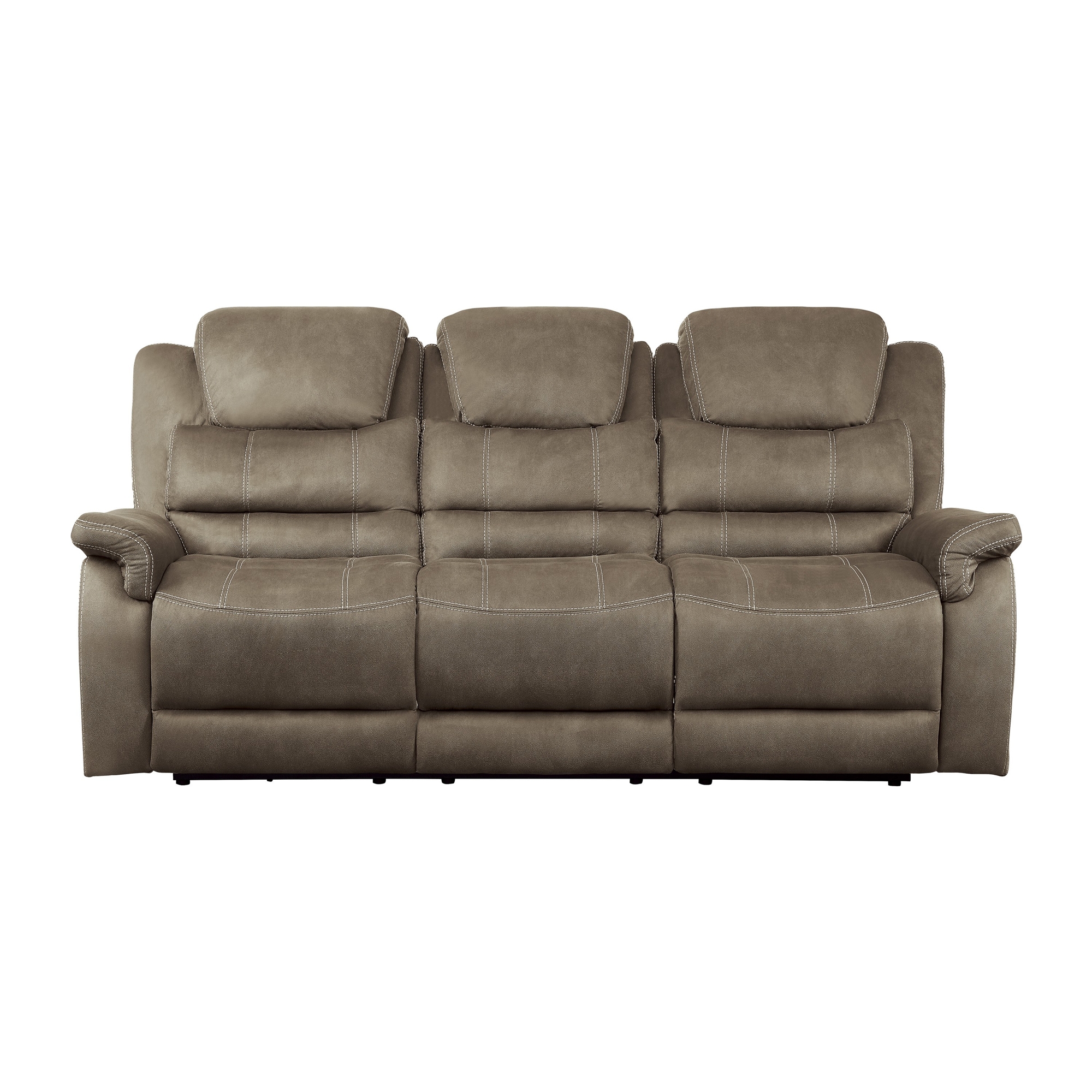 Shola Microfiber Fabric Reclining Sofa