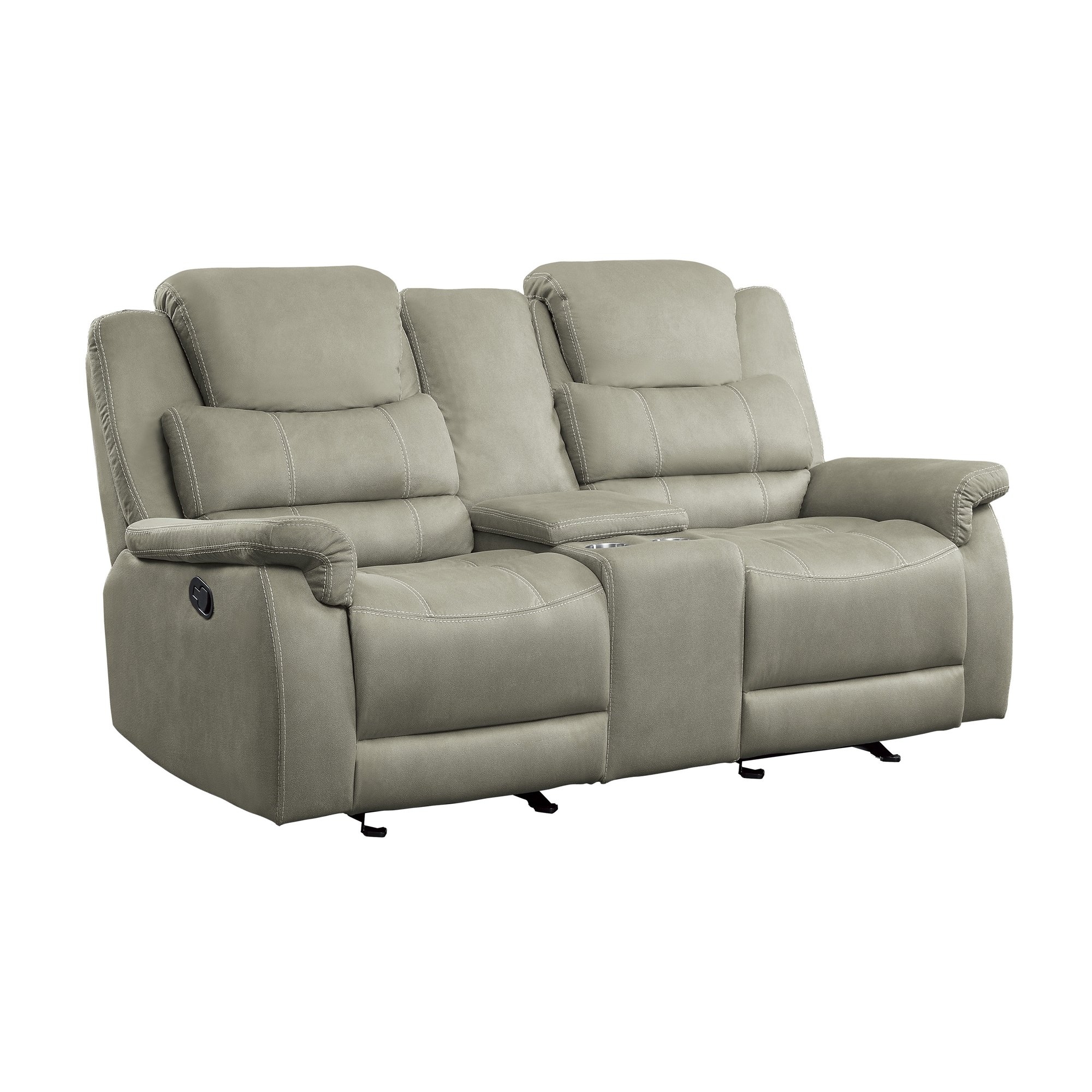 Shola Fabric Manual Reclining Living Room Set
