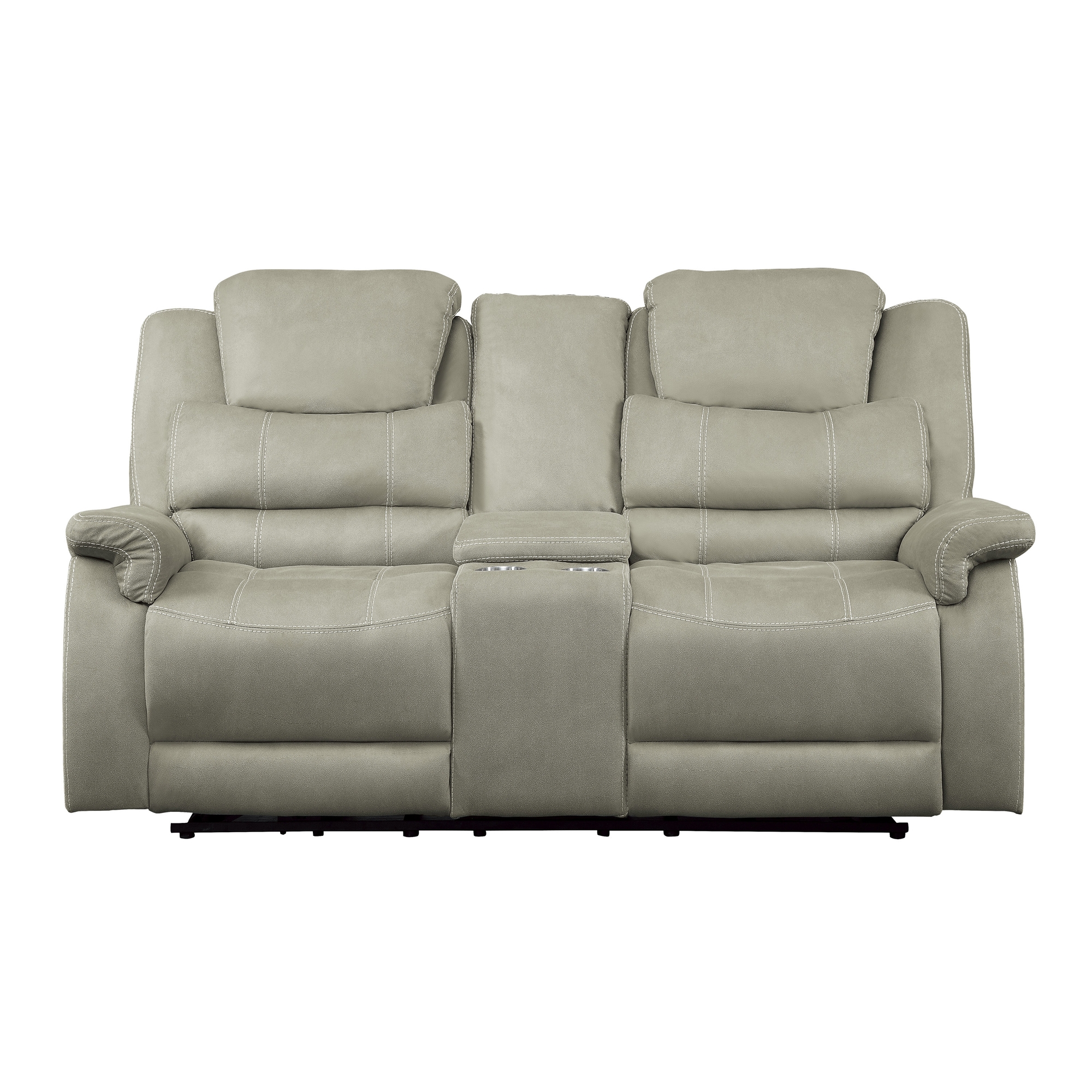 Shola Fabric Double Reclining Loveseat