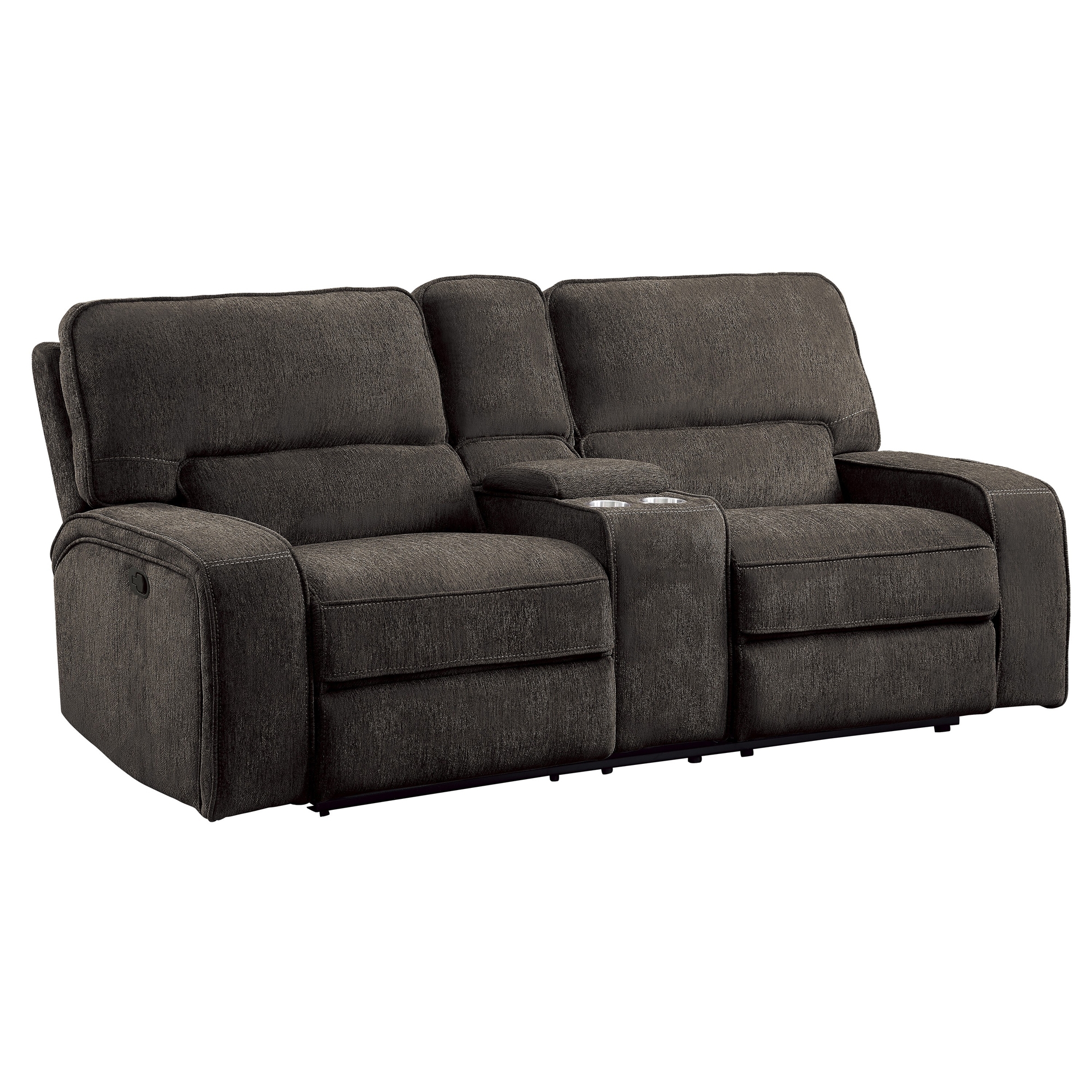 Borneo Fabric Double Reclining Loveseat