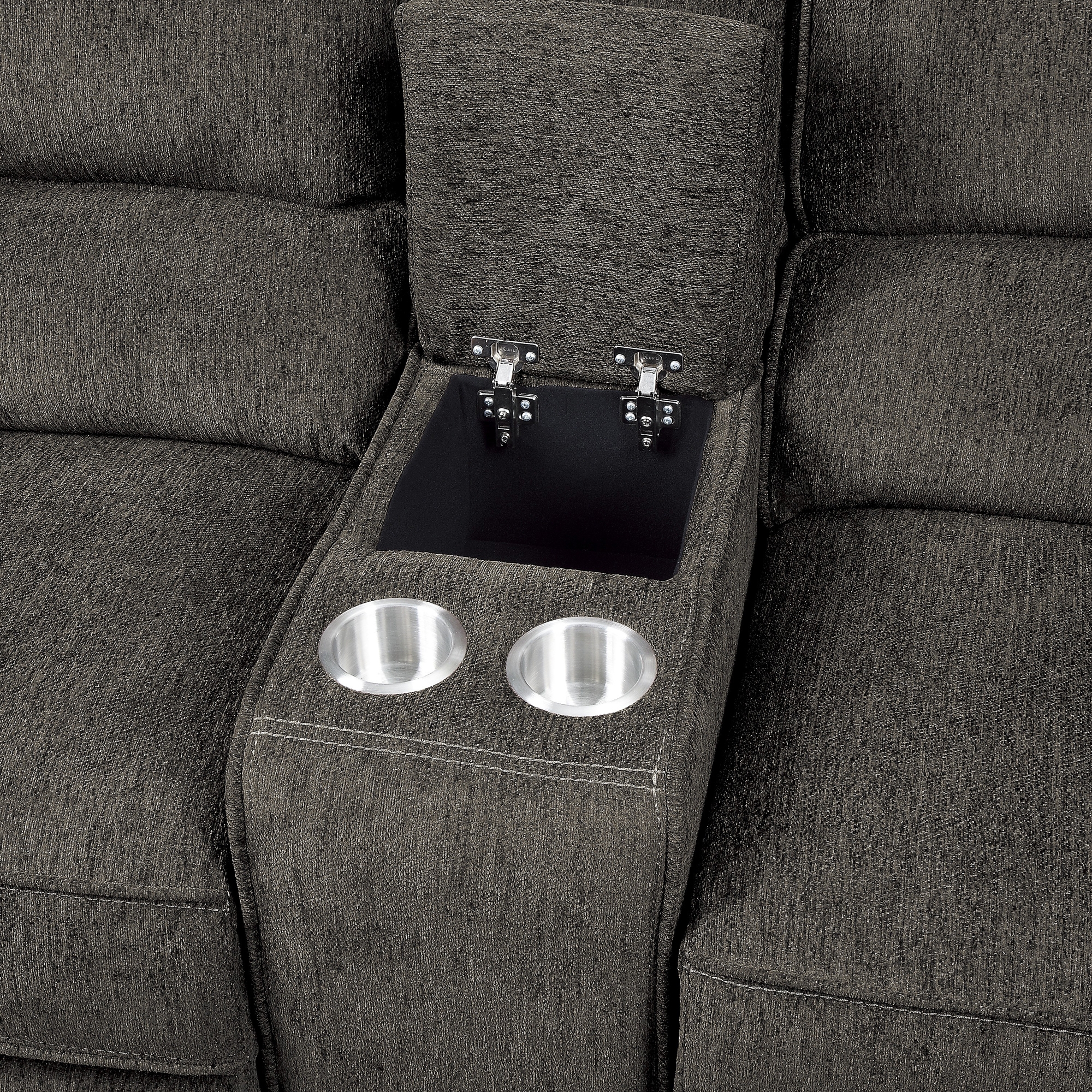Borneo Fabric Power Double Reclining Loveseat