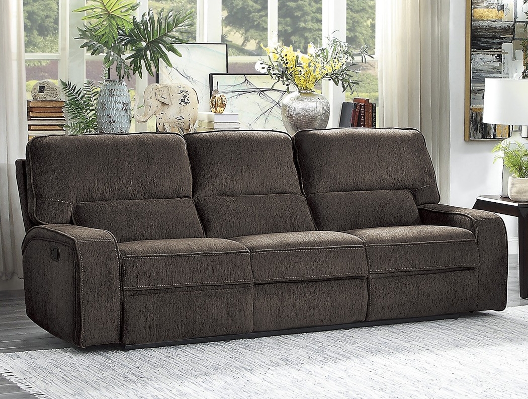 Borneo Fabric Double Reclining Sofa