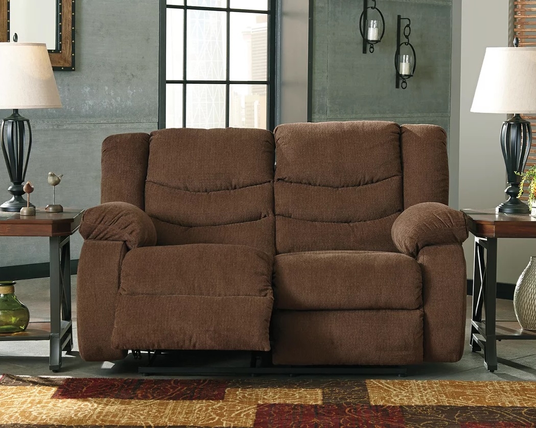 Tulen Fabric Reclining Loveseat