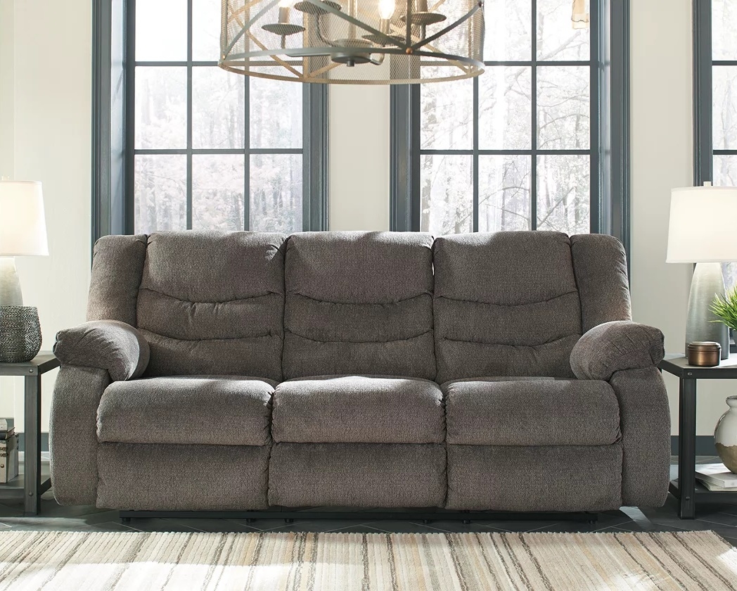 Ashley Tulen Fabric Reclining Sofa