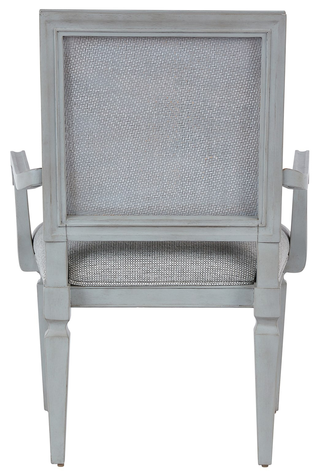 Summer Hill Woven Accent Fabric/Wood Arm Chair