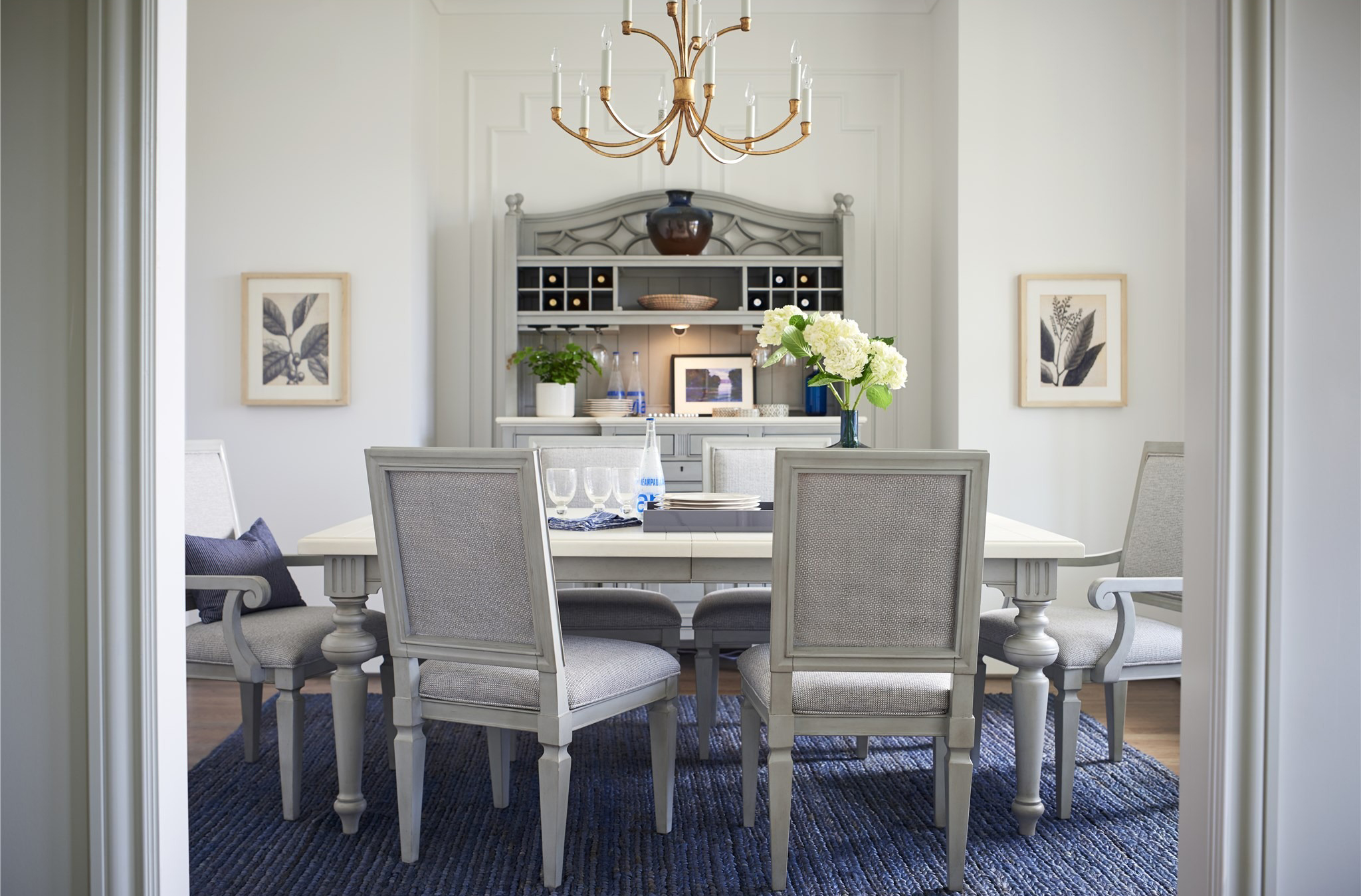 Summer Hill Woven Accent Fabric/Wood Side Chair