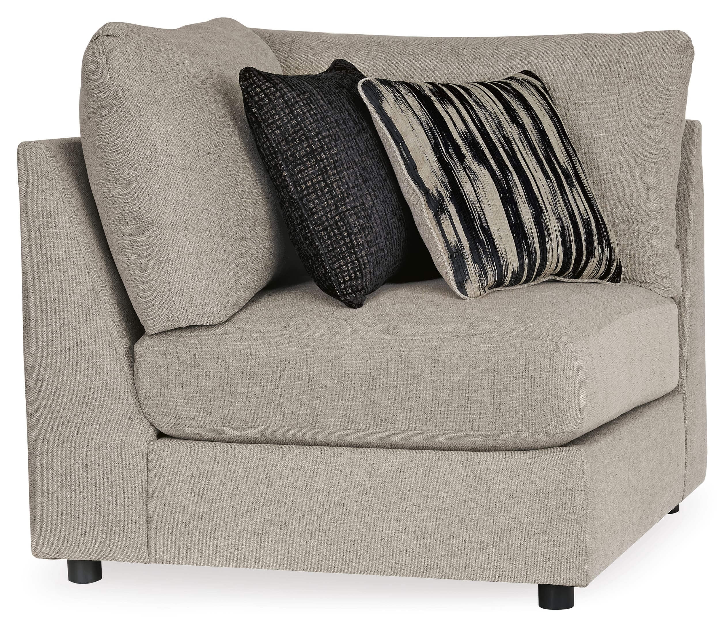 Kellway 7-Piece Polyester L-Shaped Modular Sectional w/Console
