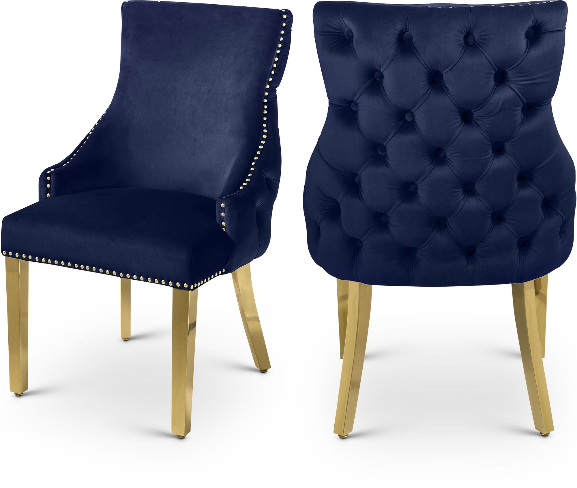 Tuft Velvet Dining Chair