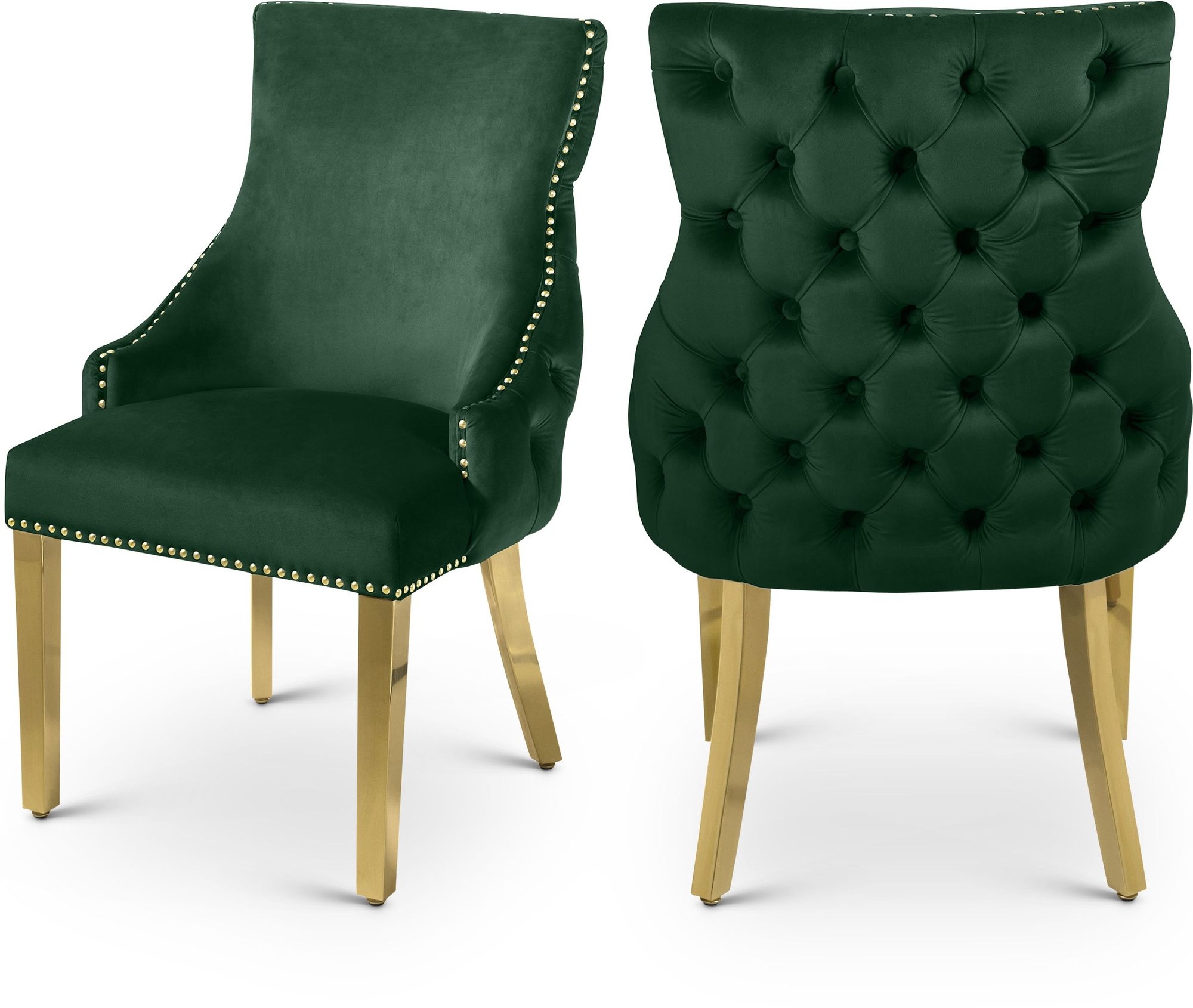 Tuft Velvet Dining Chair