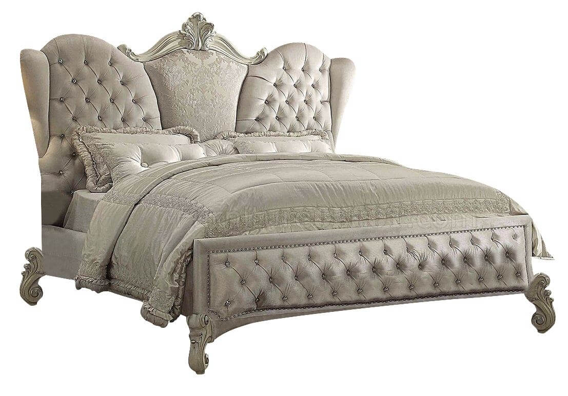 Versailles Velvet Tufted Panel Bedroom Set