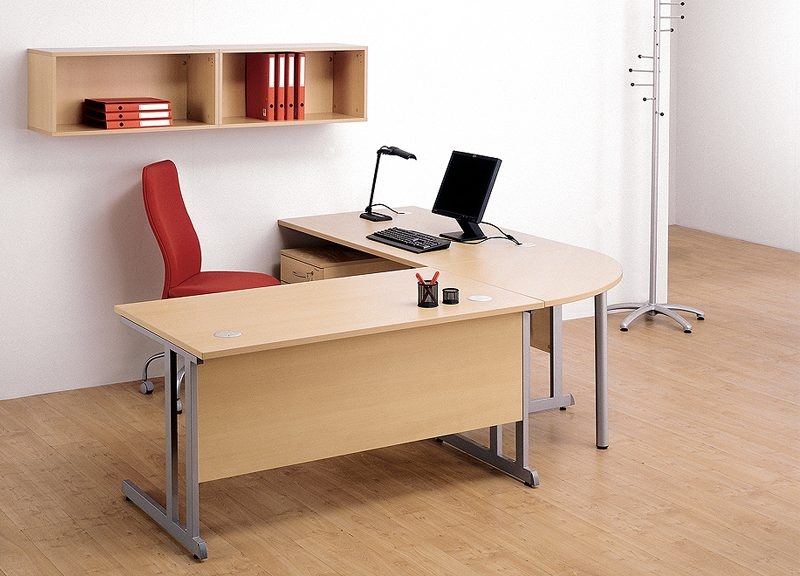 Optima C 62.9" Cantilever Office Desk