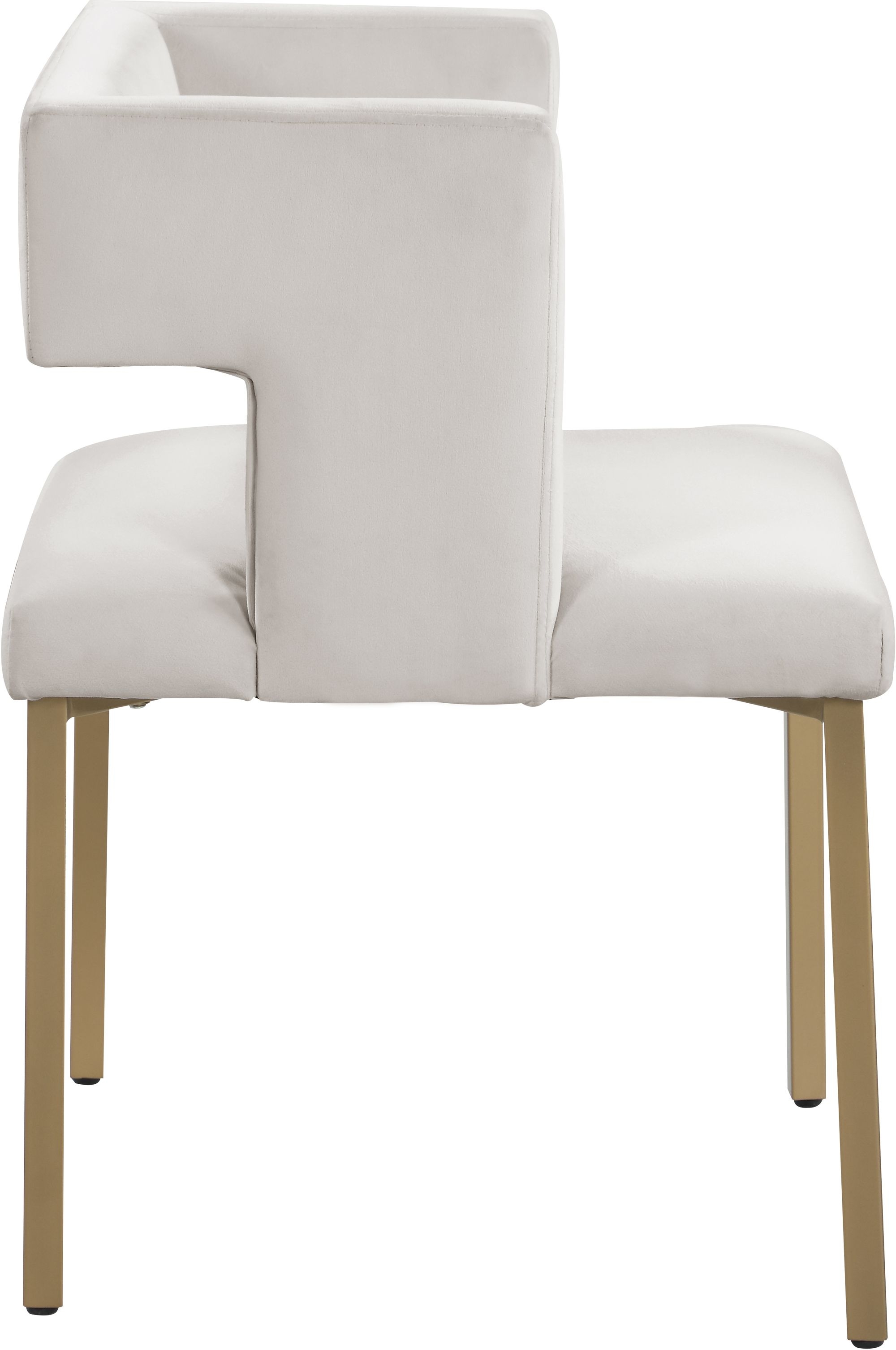 Caleb Dining Chair with Iron Legs