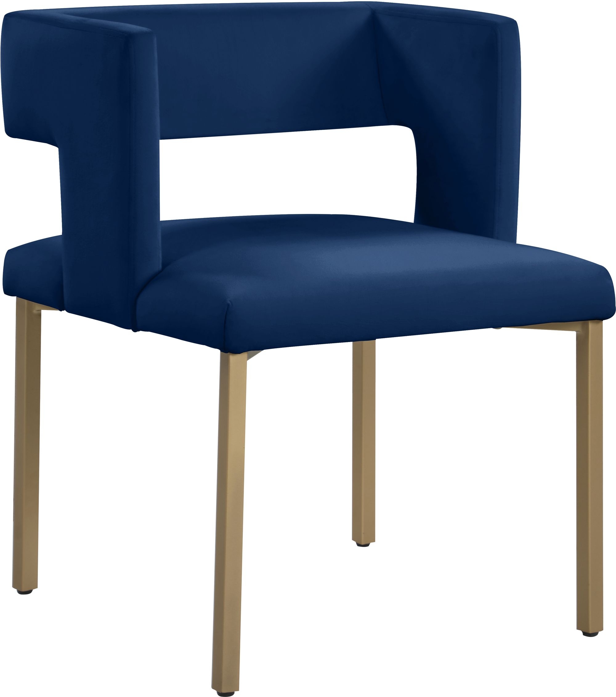Caleb Dining Chair with Iron Legs