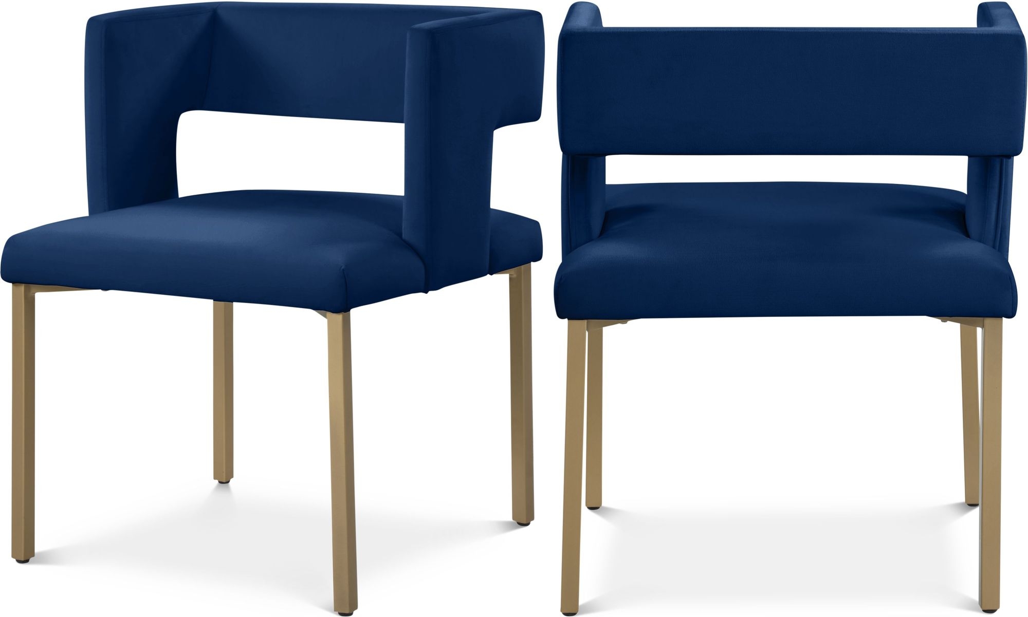 Caleb Dining Chair with Iron Legs