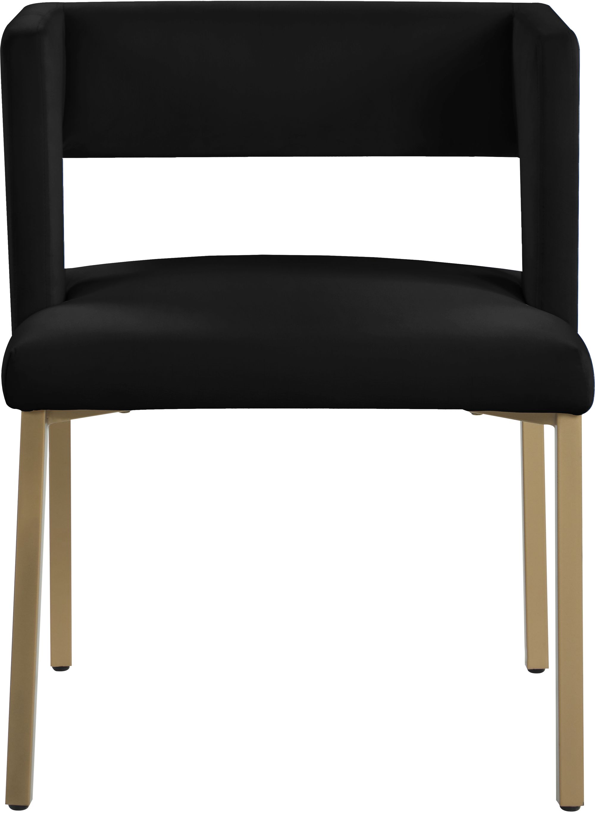 Caleb Dining Chair with Iron Legs