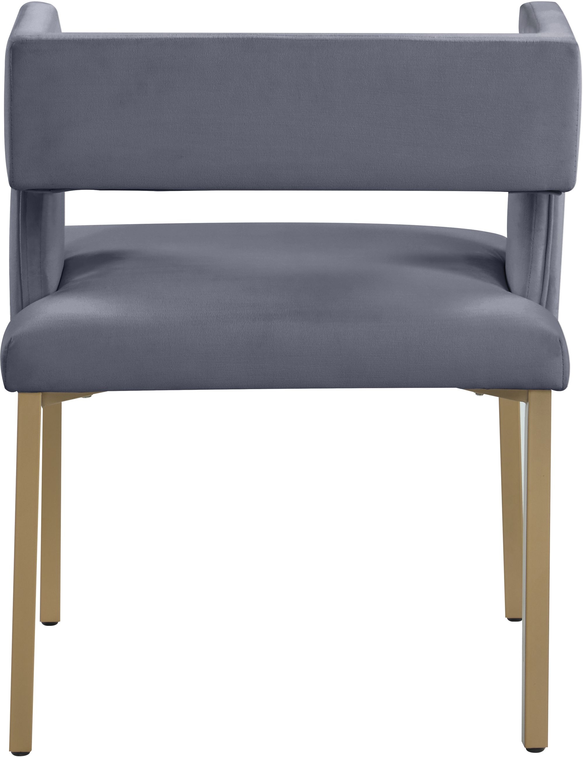Caleb Dining Chair with Iron Legs