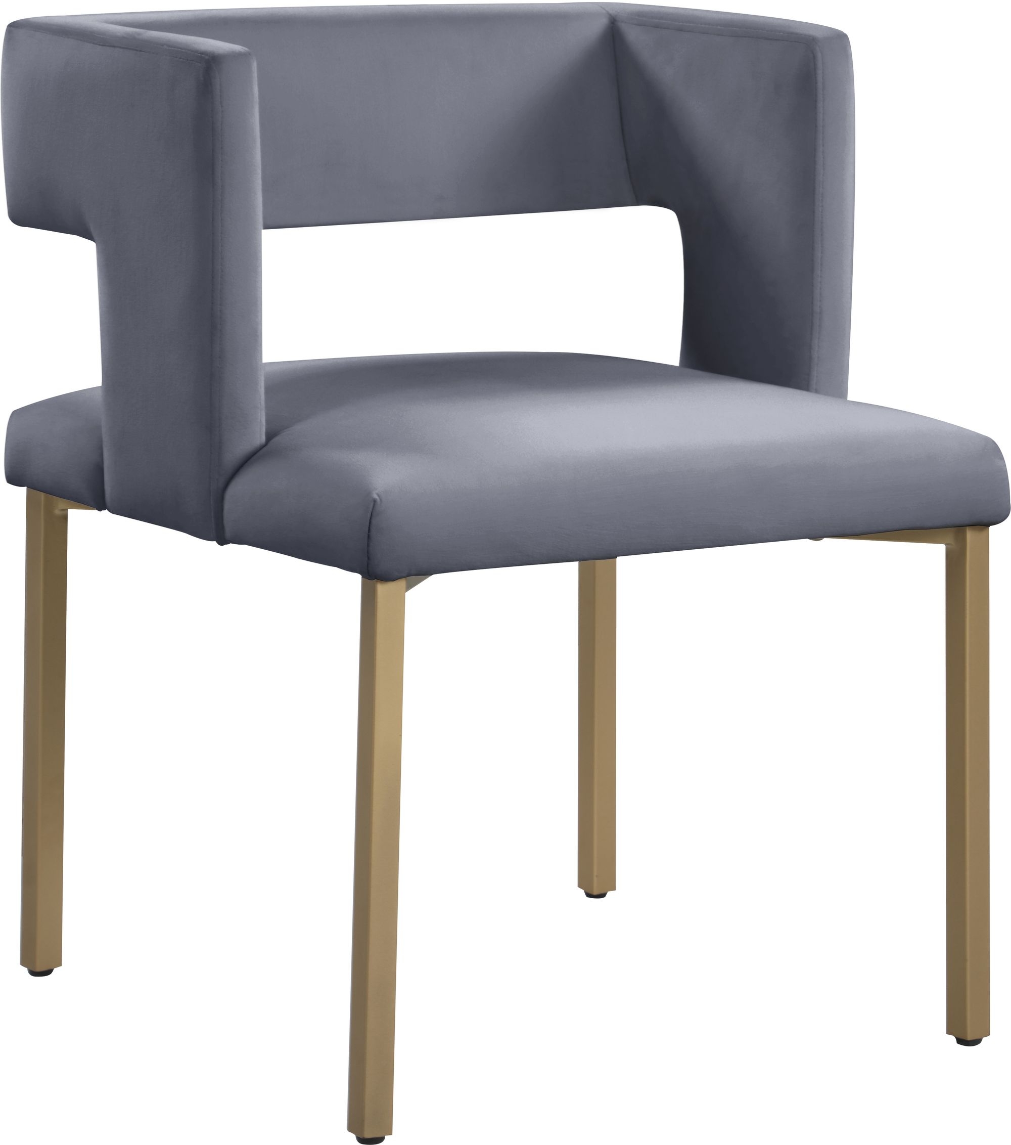 Caleb Dining Chair with Iron Legs