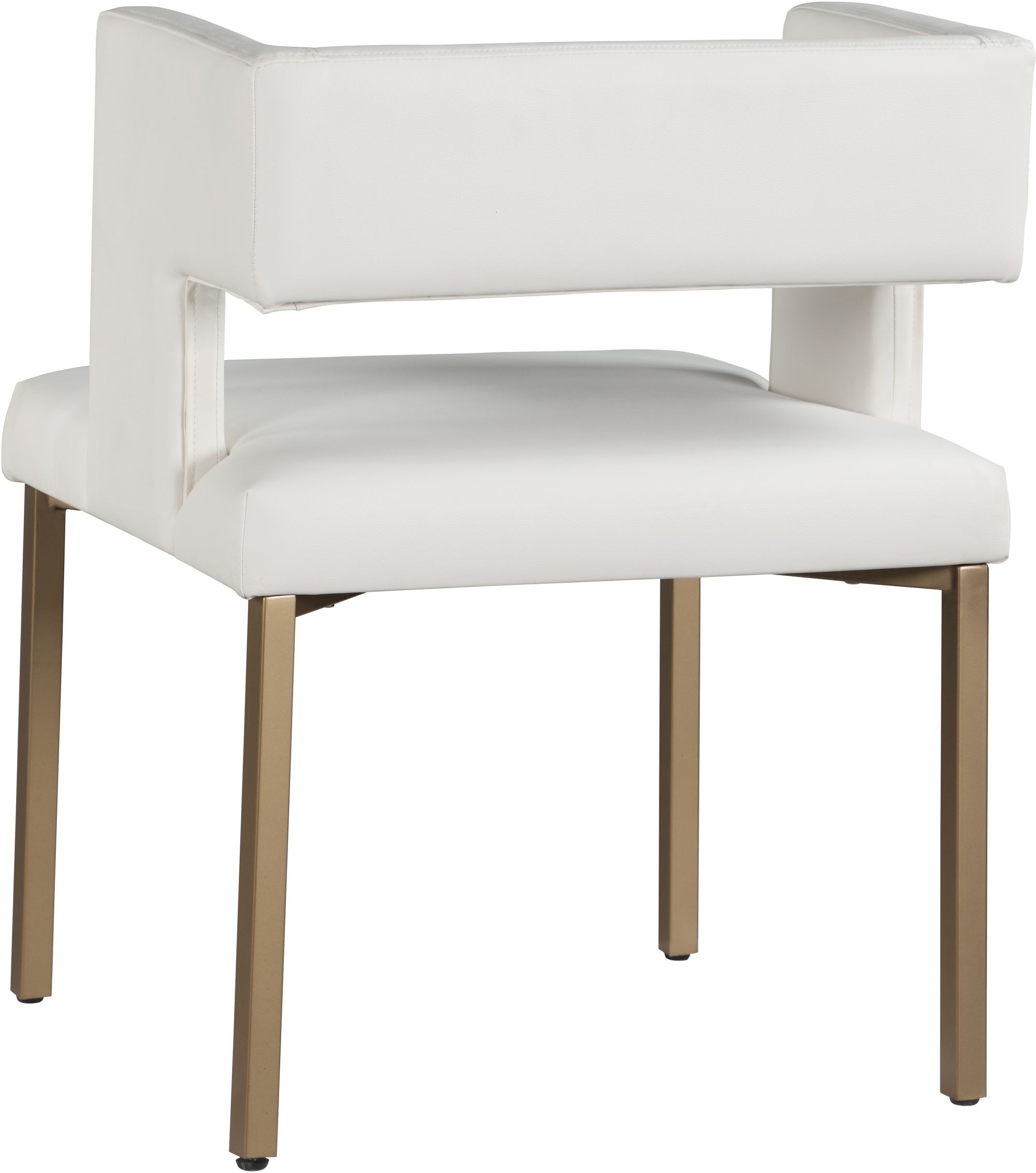 Caleb Dining Chair with Iron Legs