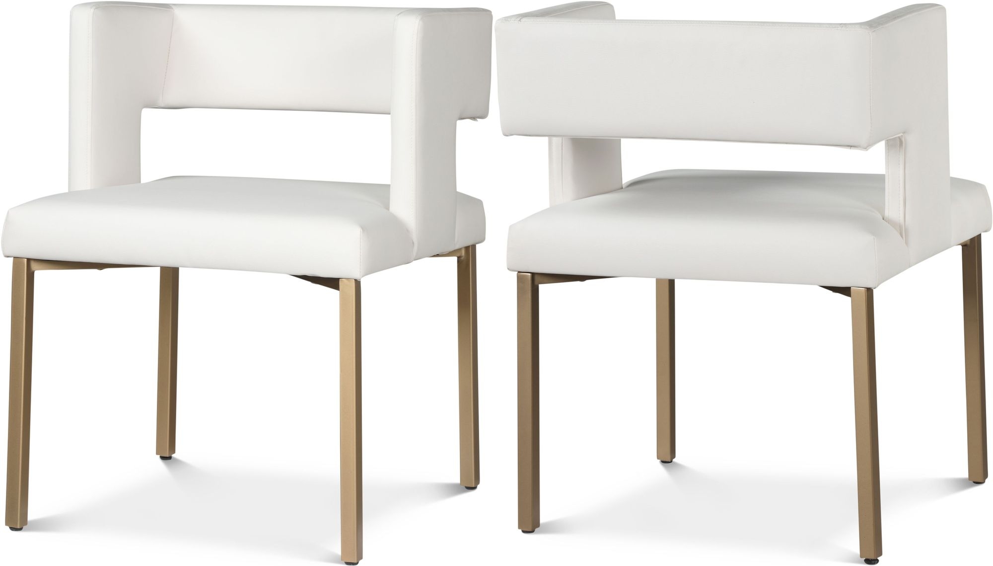Caleb Dining Chair with Iron Legs