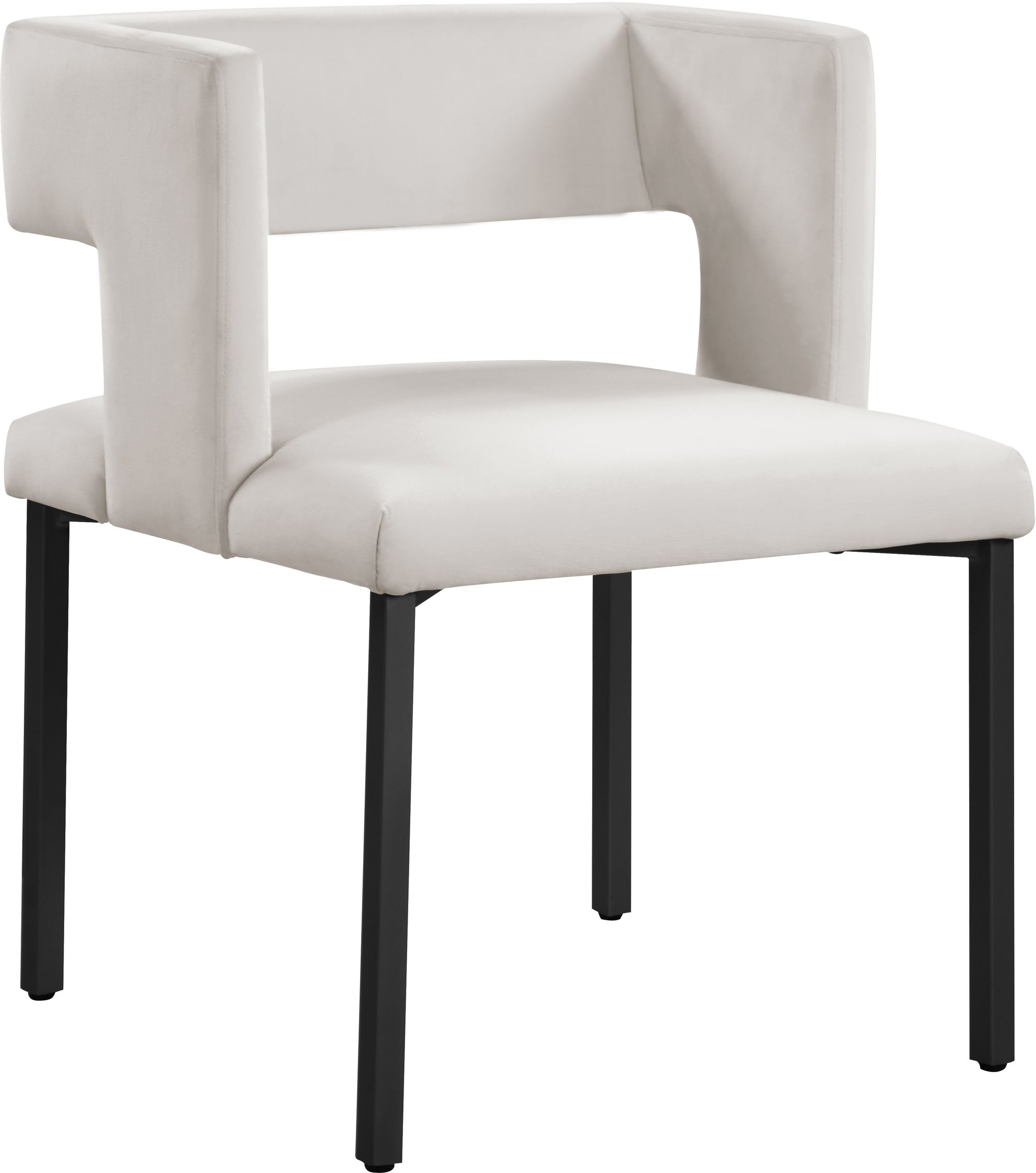 Caleb Dining Chair with Iron Legs