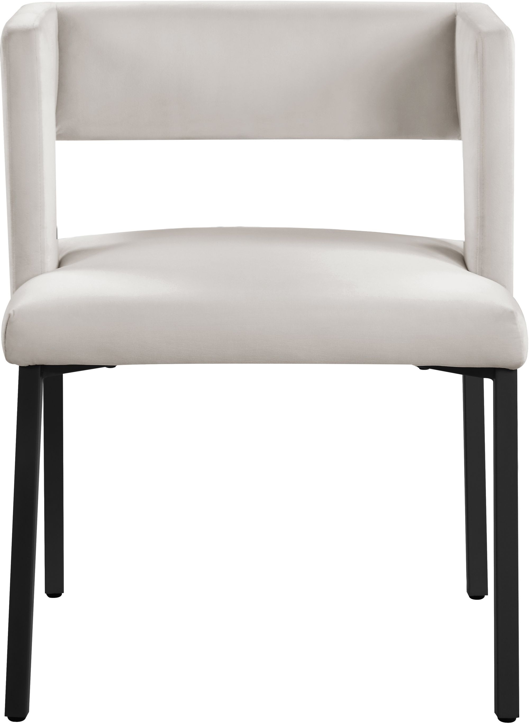 Caleb Dining Chair with Iron Legs